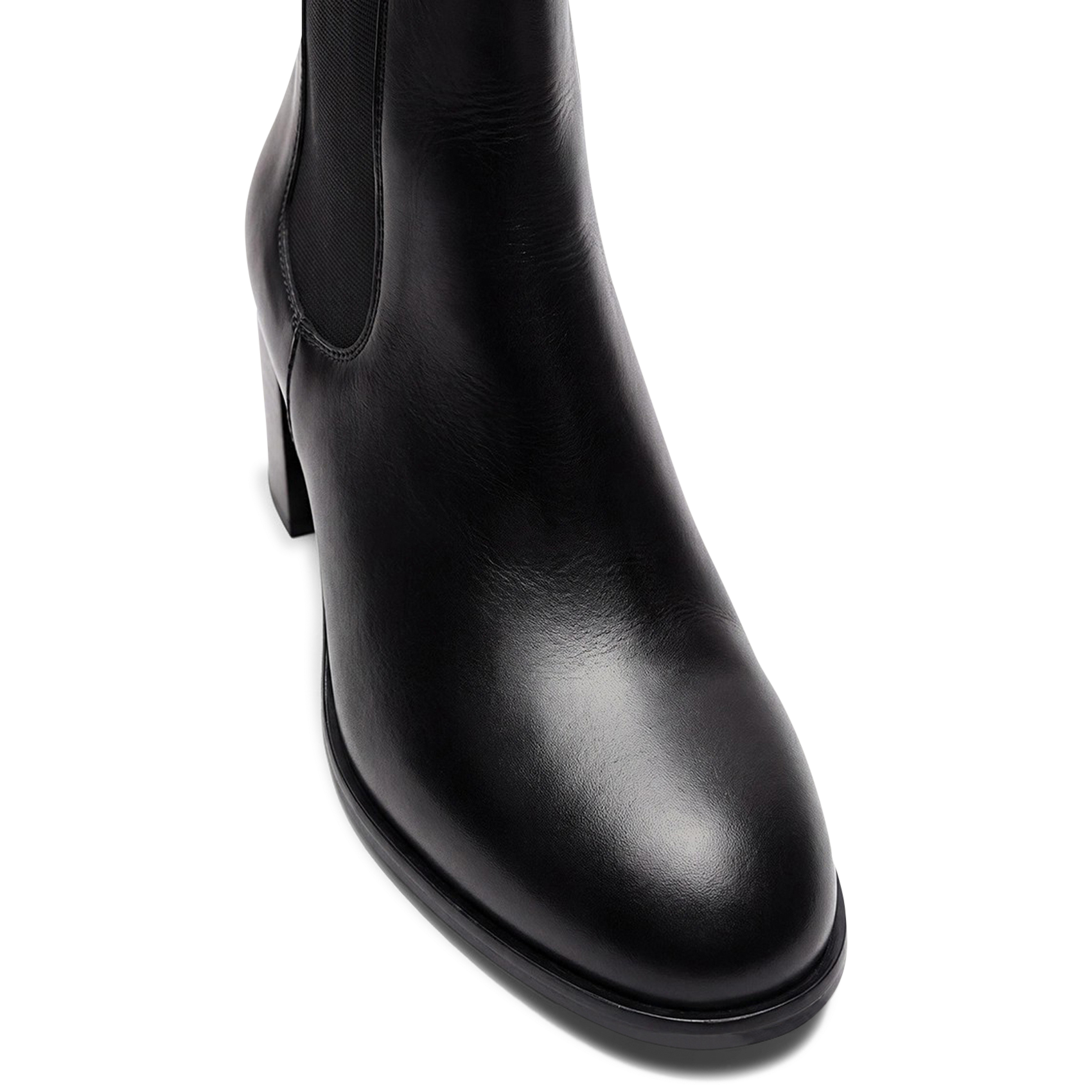 Bottines hautes en cuir JONAK Noir