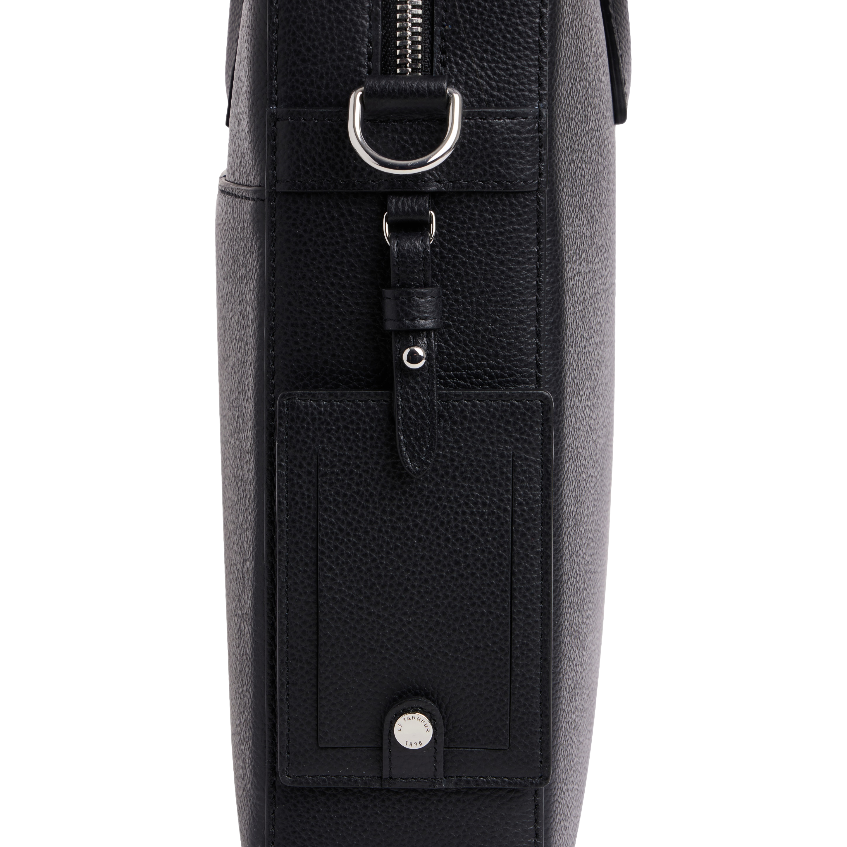 Leather briefcase LE TANNEUR Black