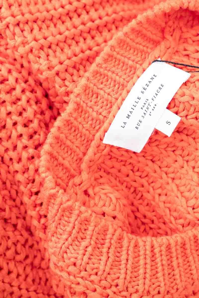 Cotton pullover SEZANE - Seconde main Orange