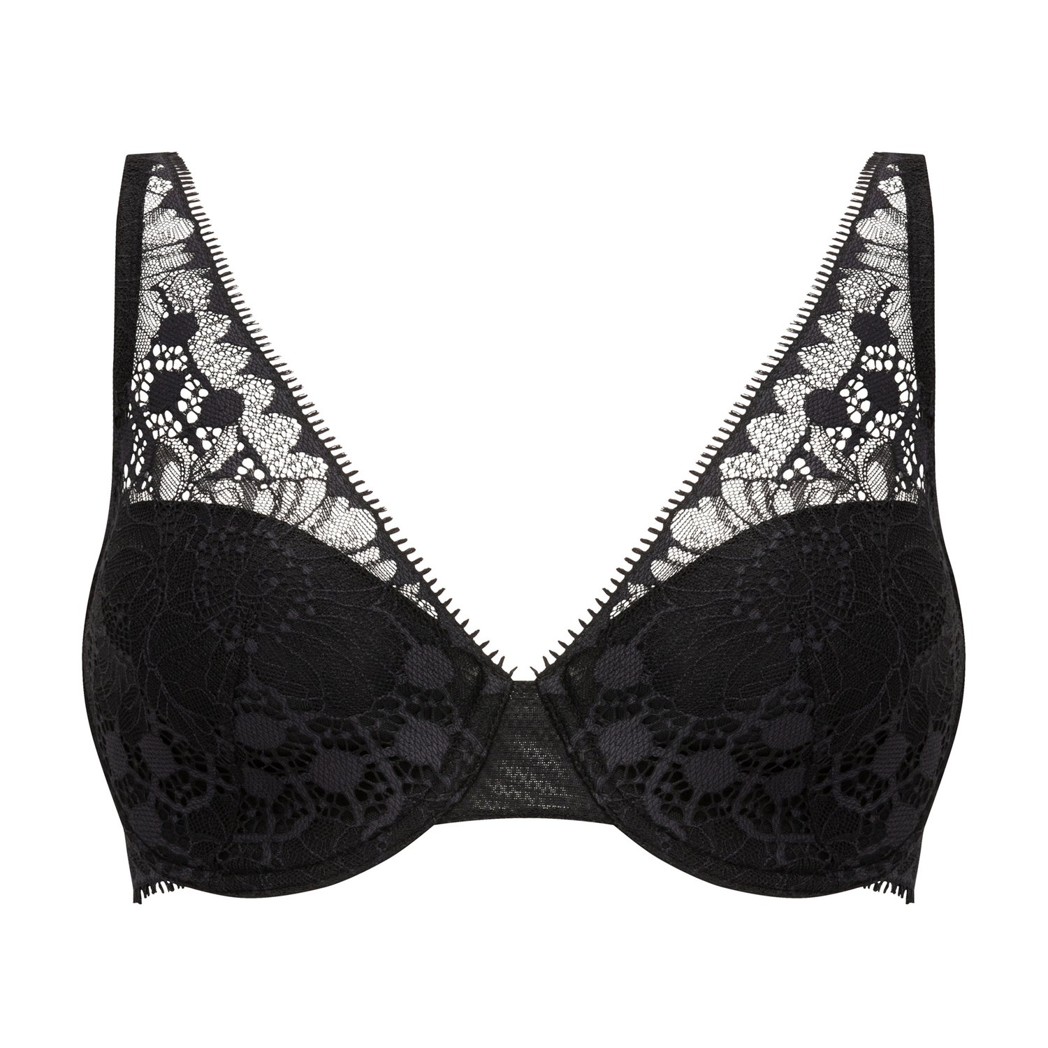Plunge spacer bra CHANTELLE Black