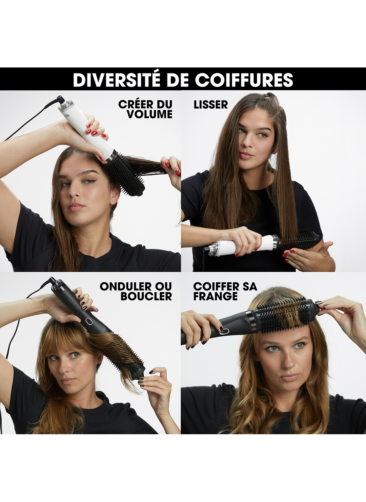 BROSSE SOUFFLANTE 2-EN-1 GHD  DUET BLOWDRY Blanc