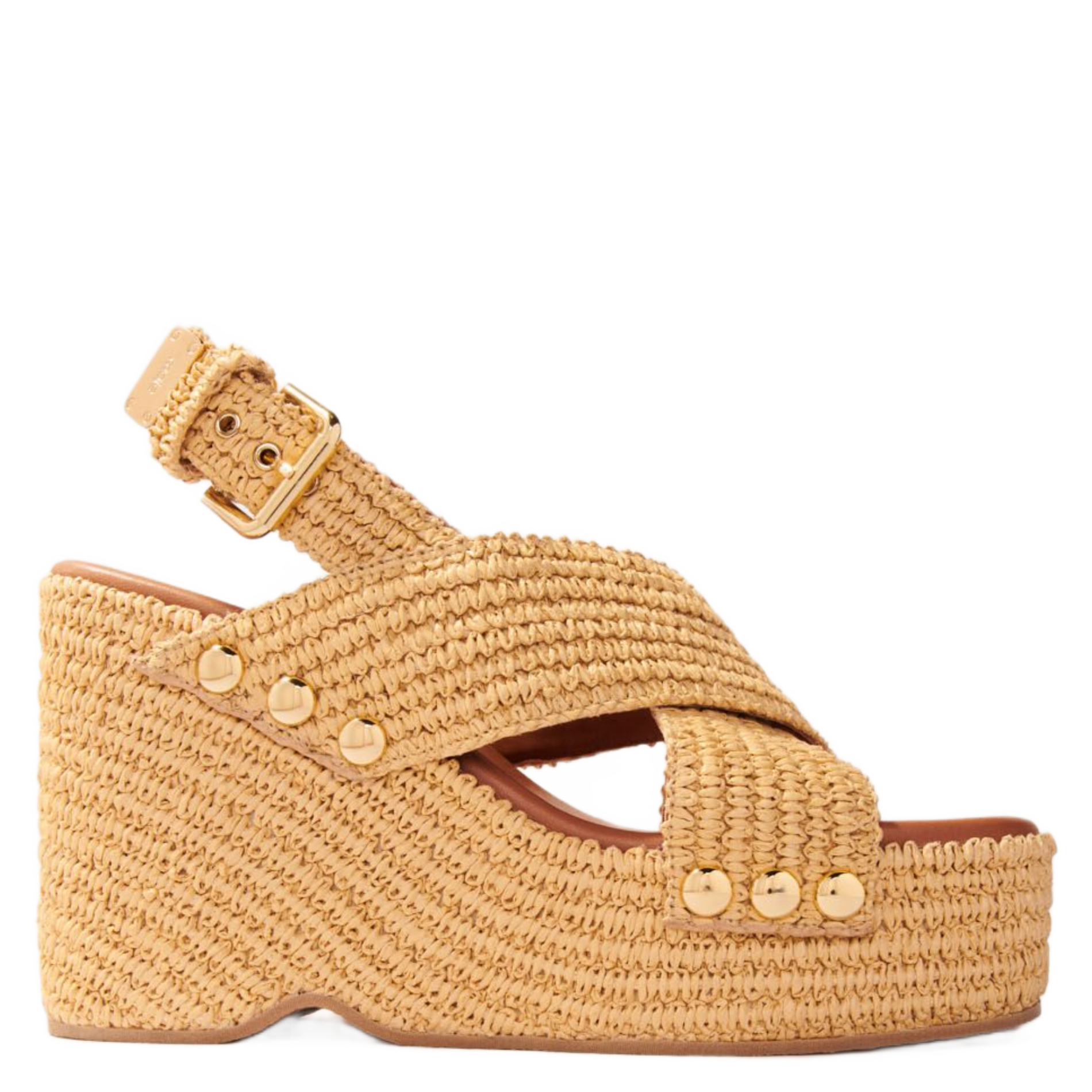 Sandales compensées  MAJE Beige