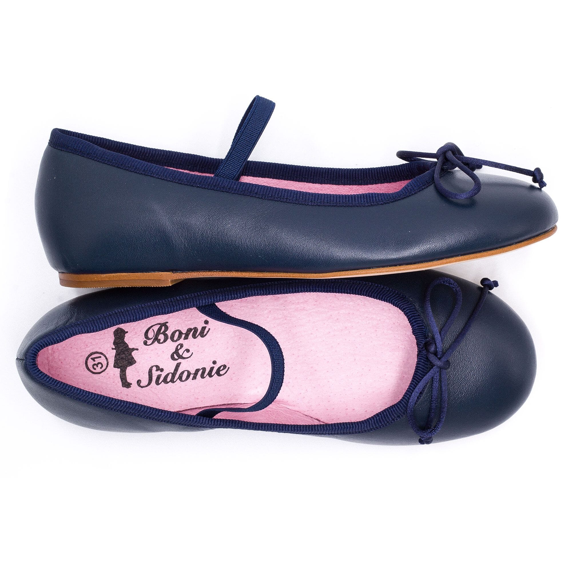 Ballerine bleu marine Boni & Sidonie Bleu