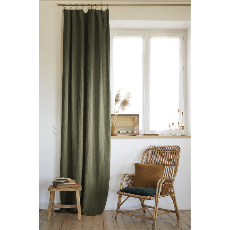 Blackout and Thermal Curtains L'EFFET PAPILLON Green