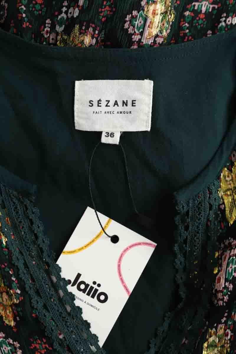 Polo shirt SEZANE - Seconde main Green