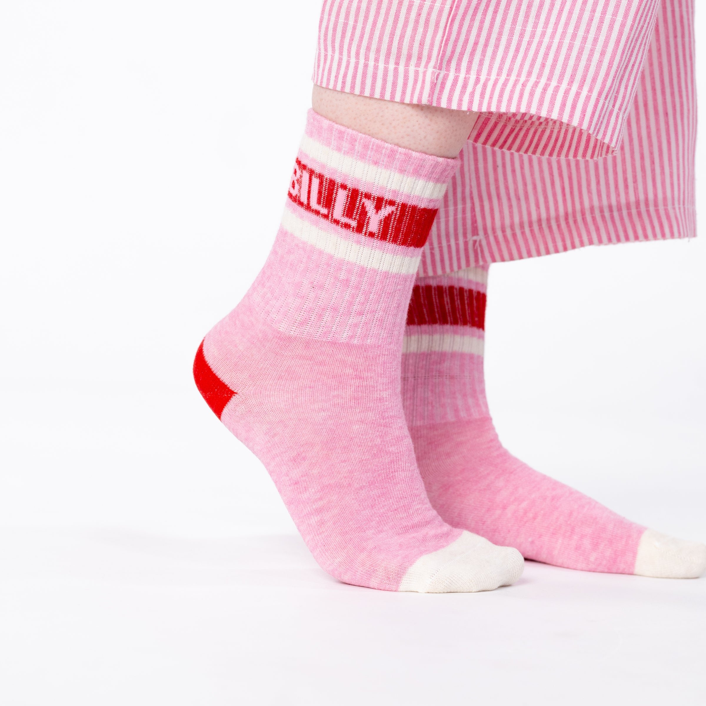 Cotton tennis socks BILLYBELT Pink