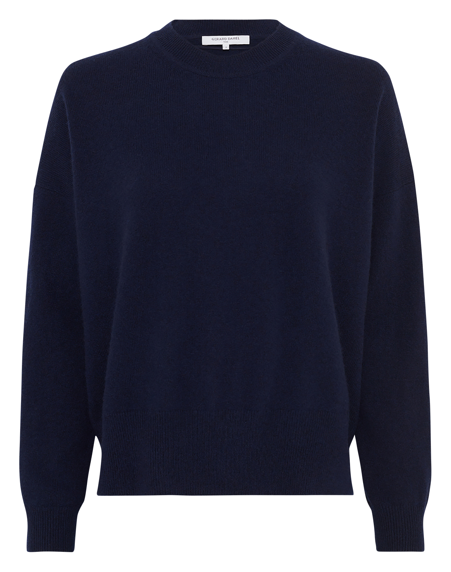 Pull col rond en cachemire GERARD DAREL Bleu