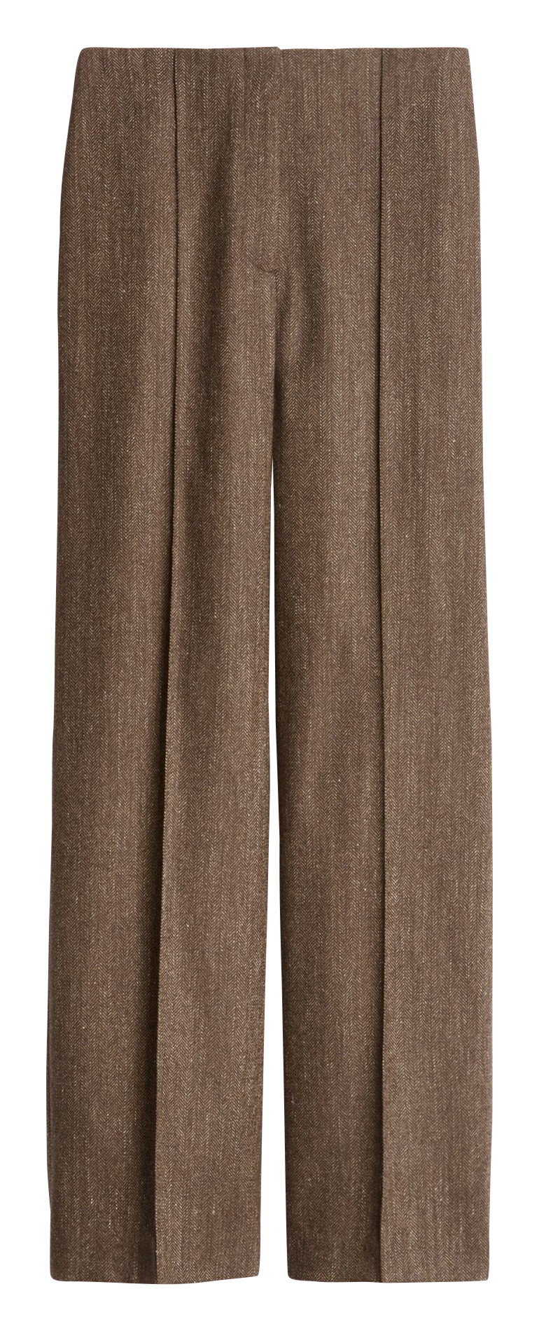 High-waisted carrot-cut trousers VANESSA BRUNO Brown