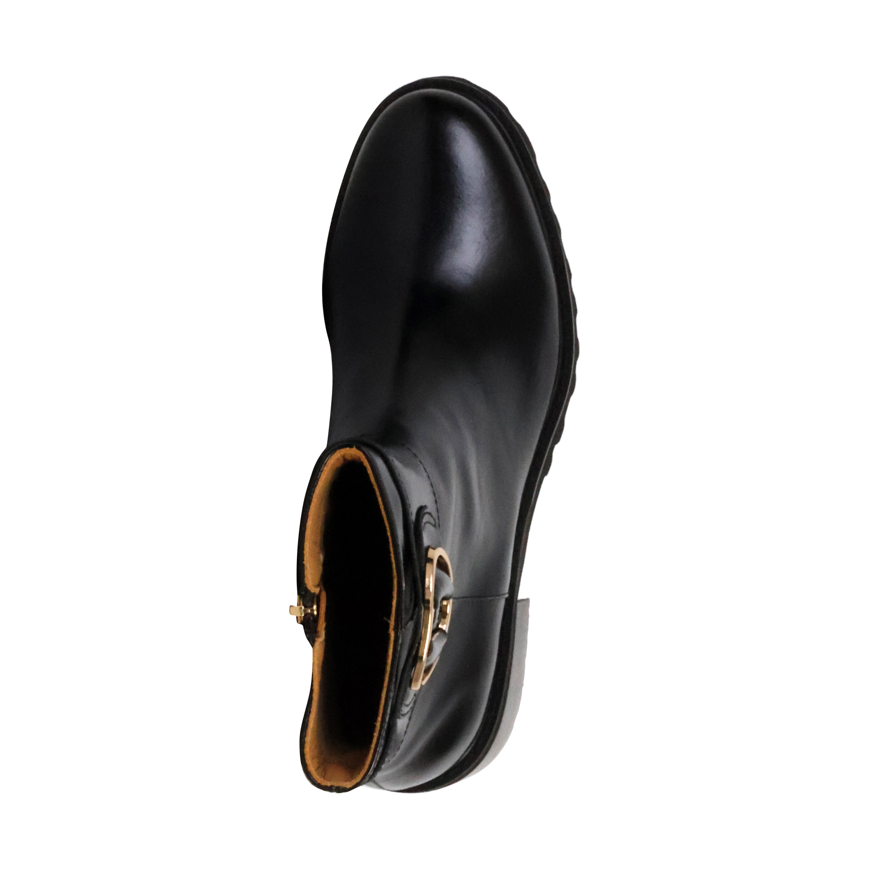 Quinn leather heeled ankle boot EMILIE KARSTON Black