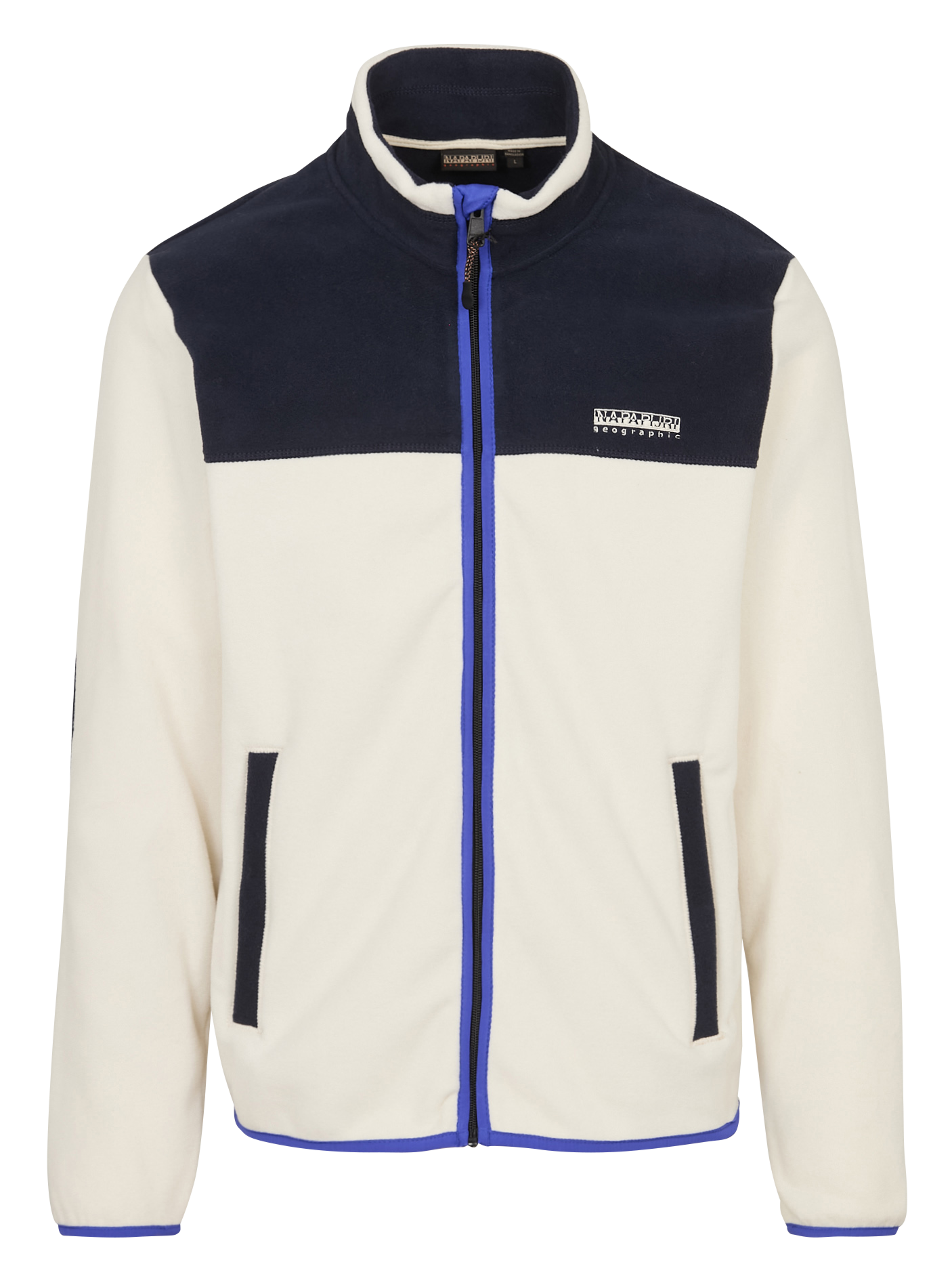 Rechte fleece met opstaande kraag NAPAPIJRI Beige