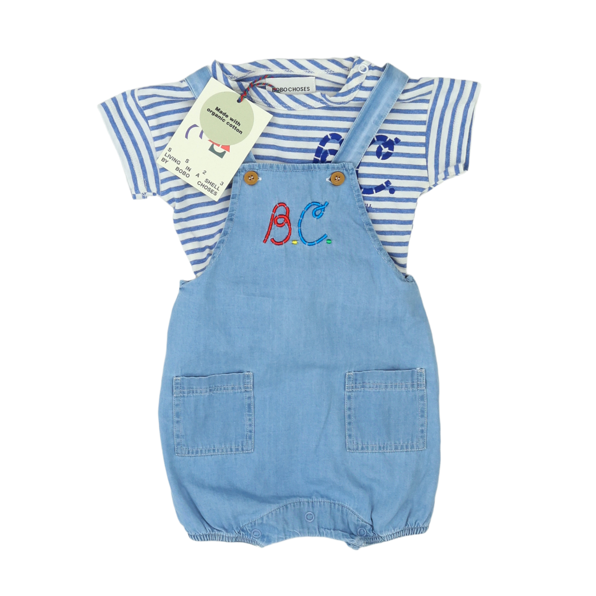 Blue baby set - 6 months BOBO CHOSES - Seconde Main Blue