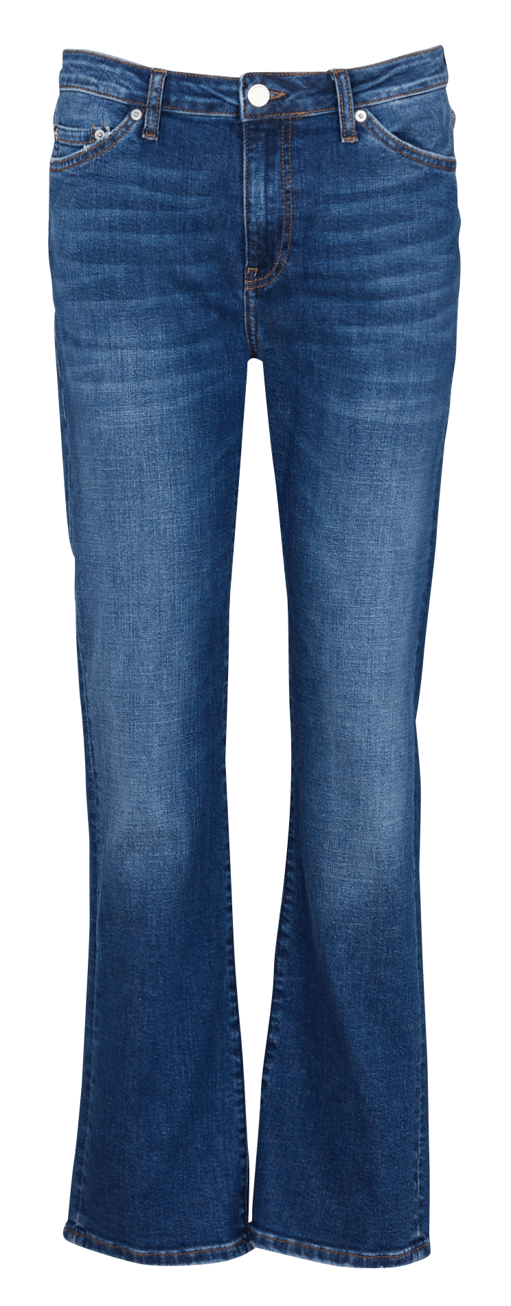 Gerade geschnittene Jeans aus Baumwoll-Mix ACQUAVERDE Blau