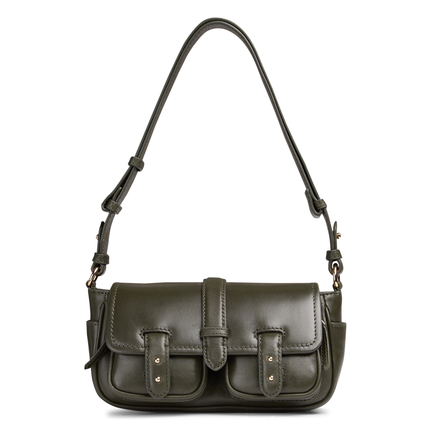 Patent leather shoulder bag PETITE MENDIGOTE