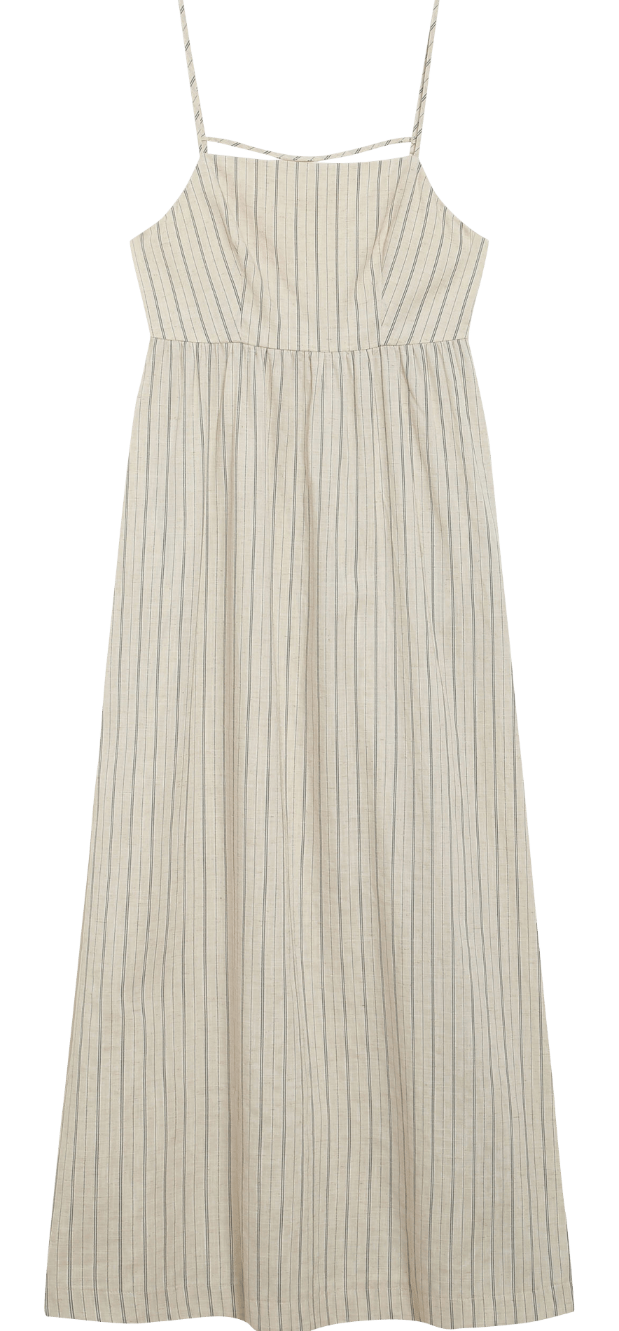 Lange jurk met vierkante hals GRACE ET MILA Beige