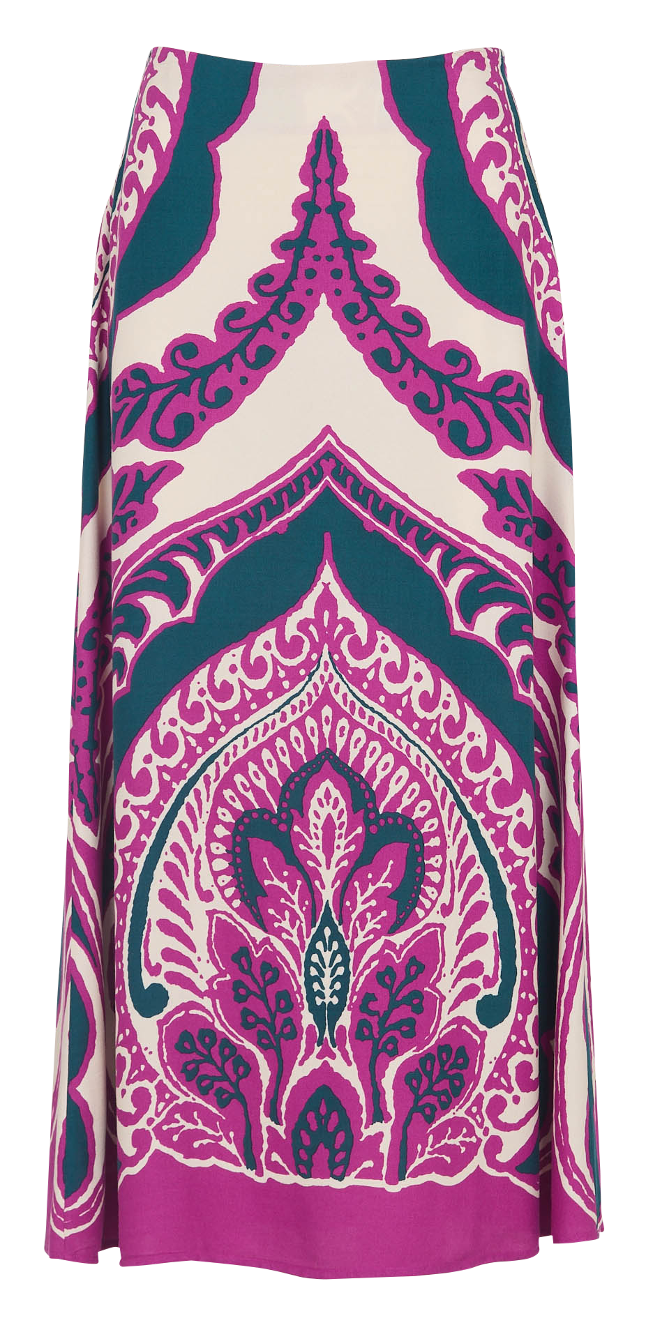 A-line printed midi skirt LA FEE MARABOUTEE Purple