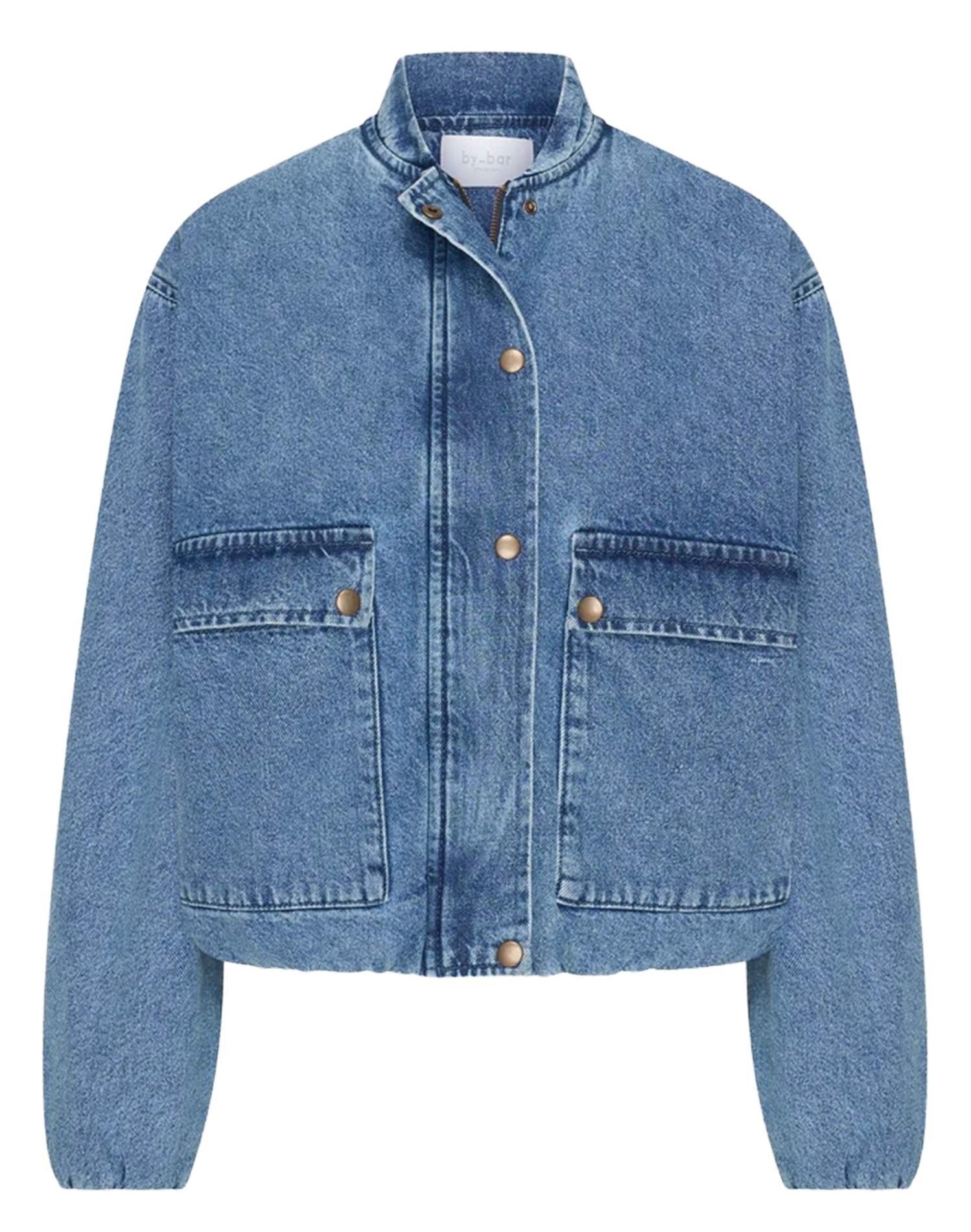 Veste oversize col teddy en coton bio BY BAR Jean Stone