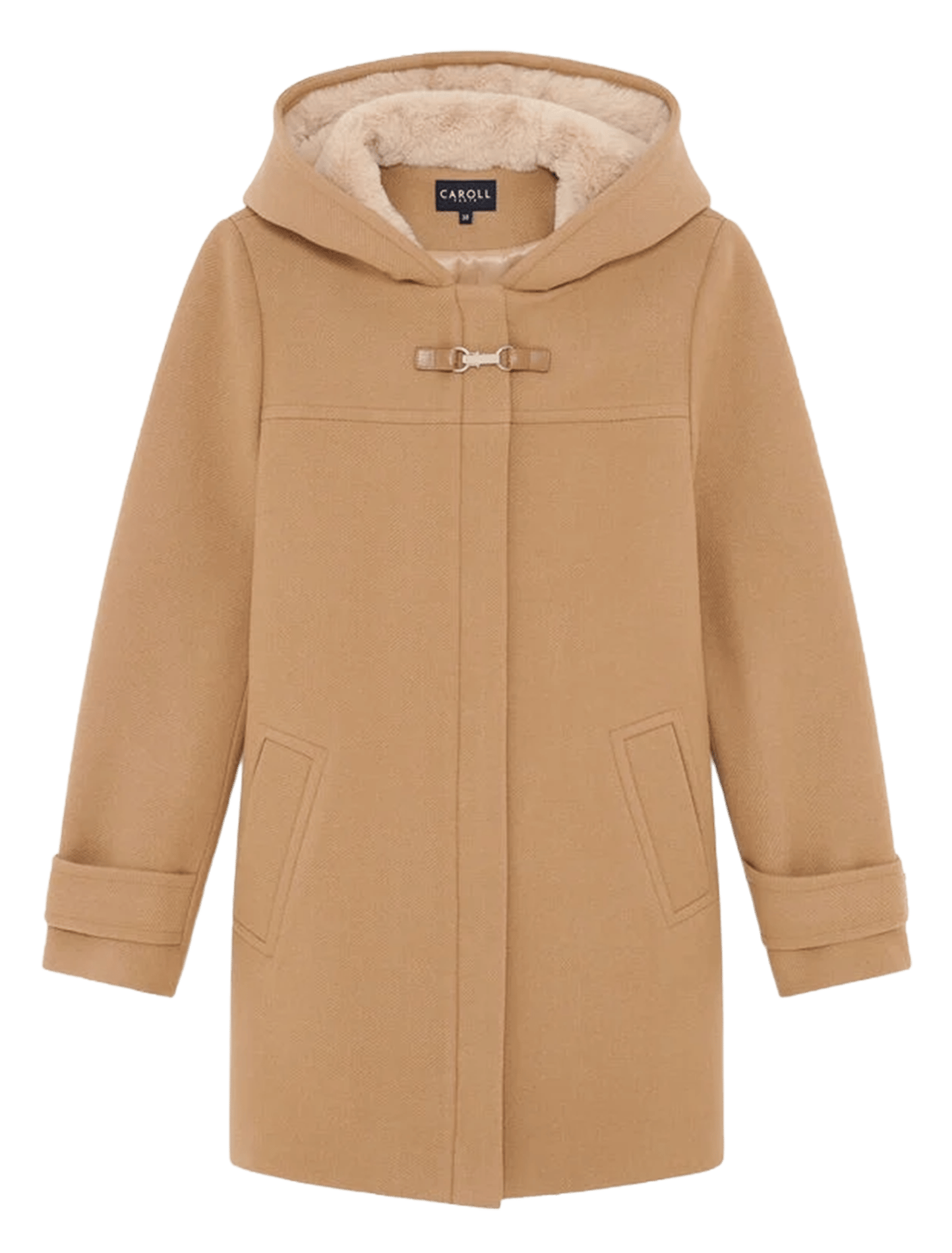 Manteau à capuche Marron