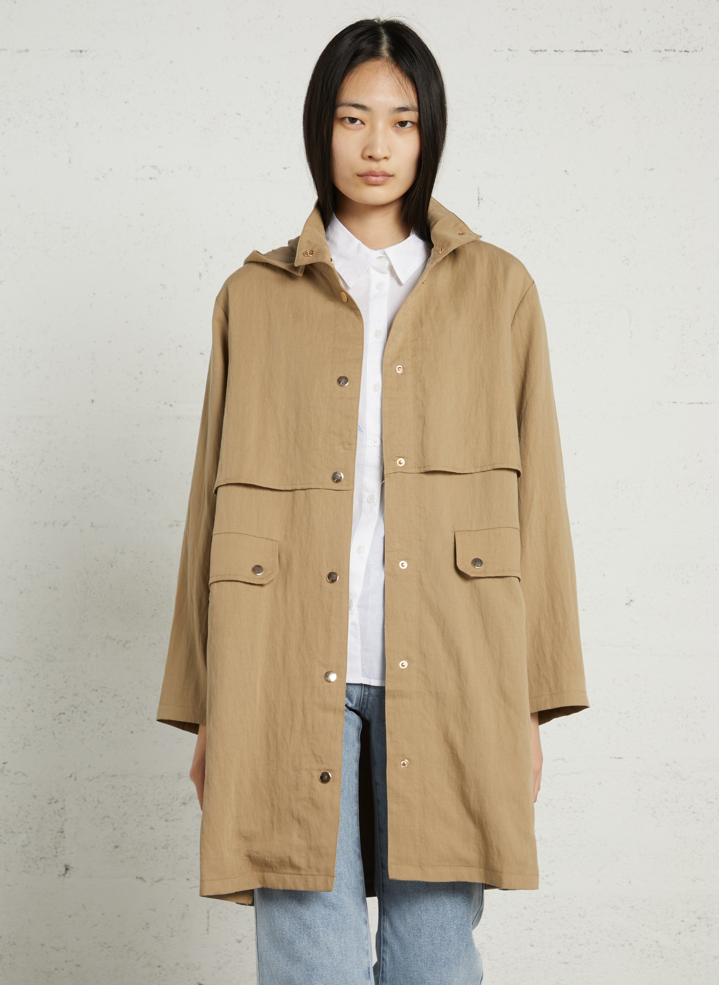 Parka col montant LA PETITE ETOILE Marron