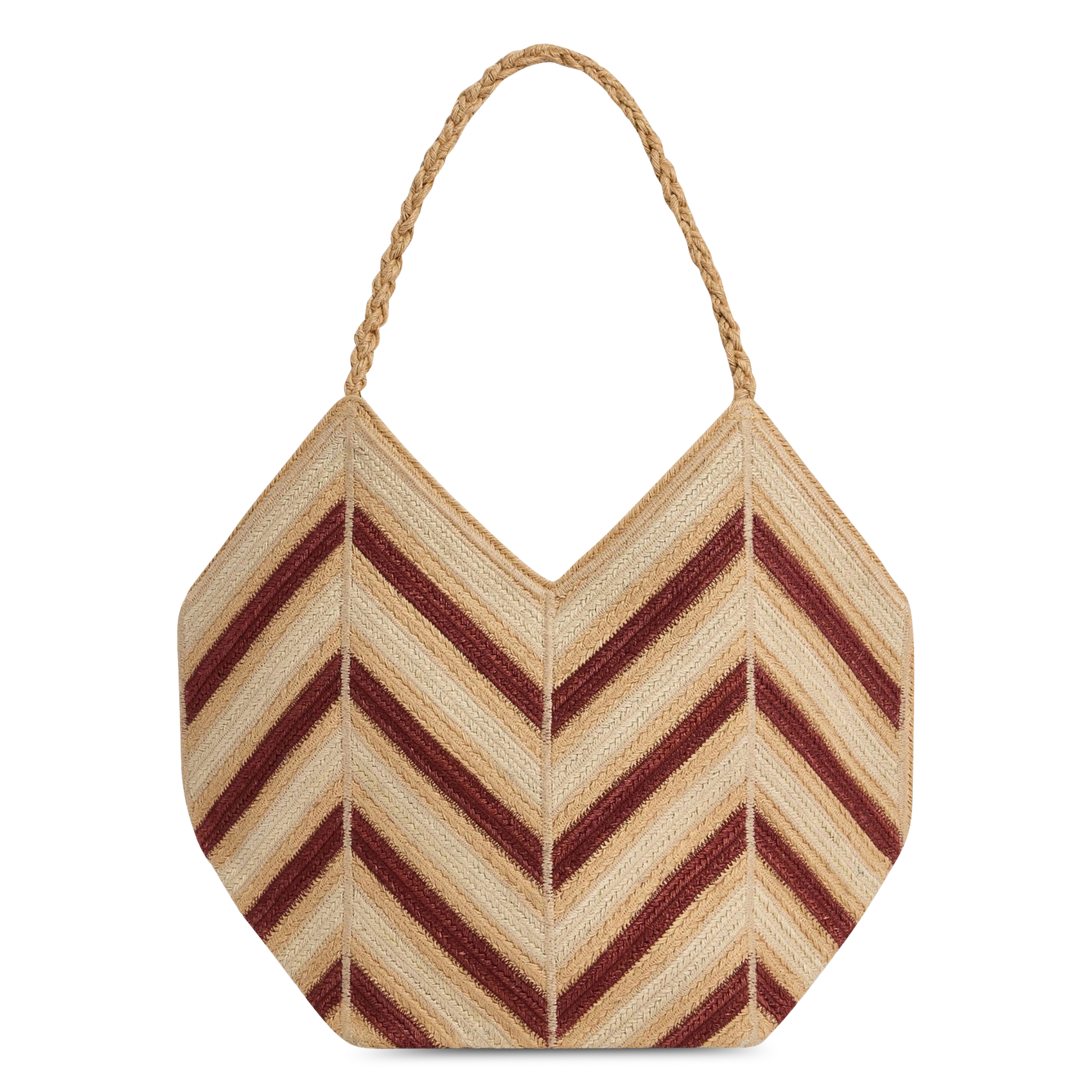 Jute tote bag VANESSA BRUNO Pink