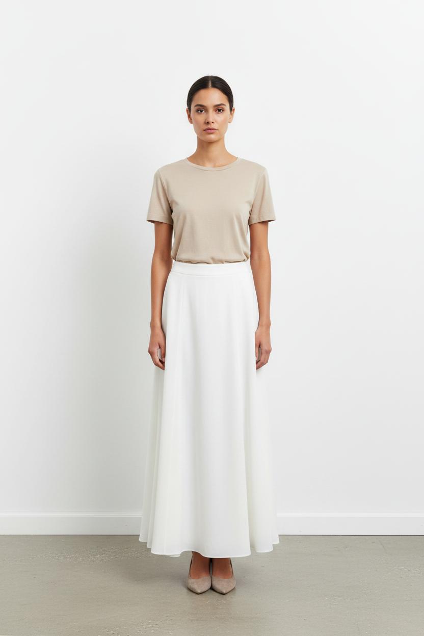 Long skirt MAISON LEMOINE - Seconde main Beige