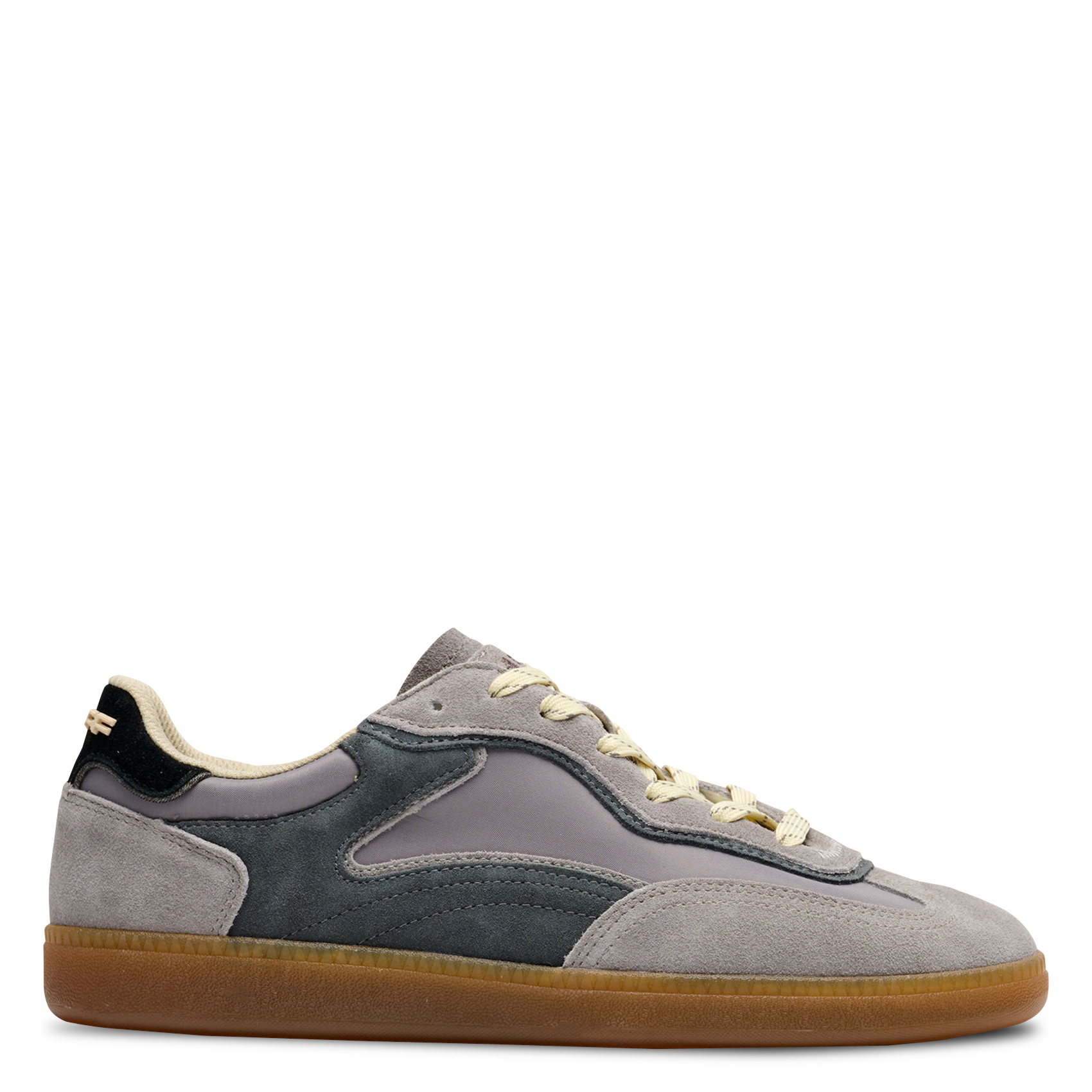 Lage sneakers van leermix HOFF Grijs
