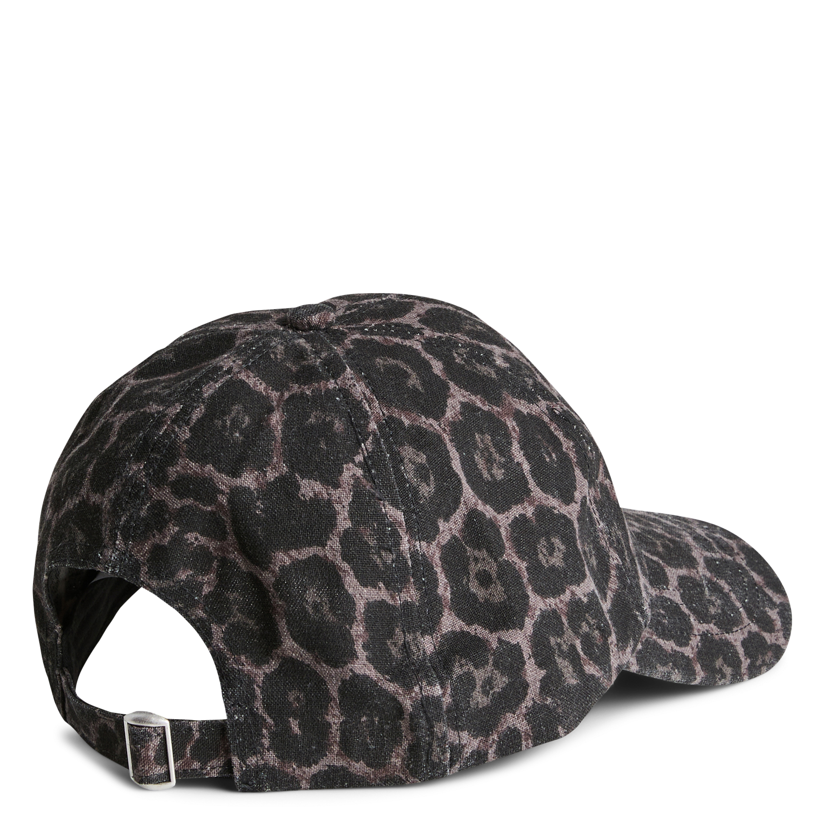 Pet met dierenprint van katoen PIECES Bruin