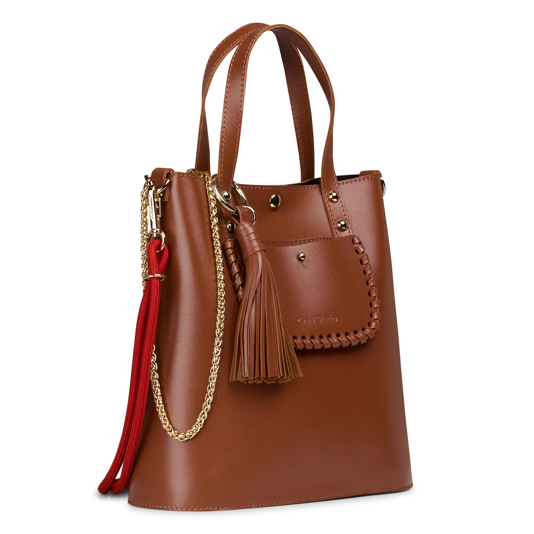 Sac à main en cuir | Marron CRAIE STUDIO Femme