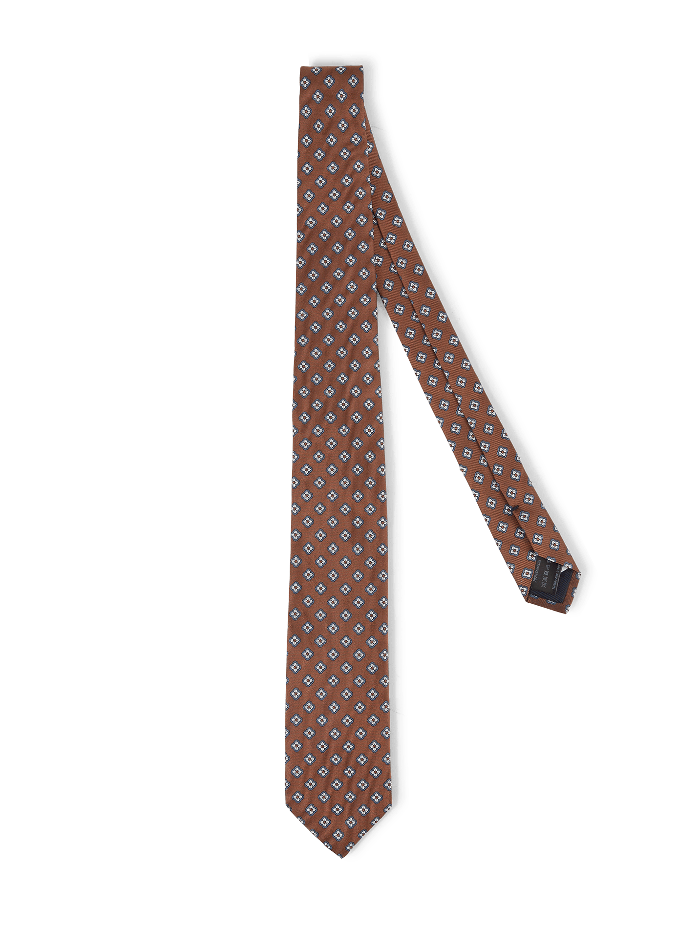 Printed silk tie AU PRINTEMPS PARIS