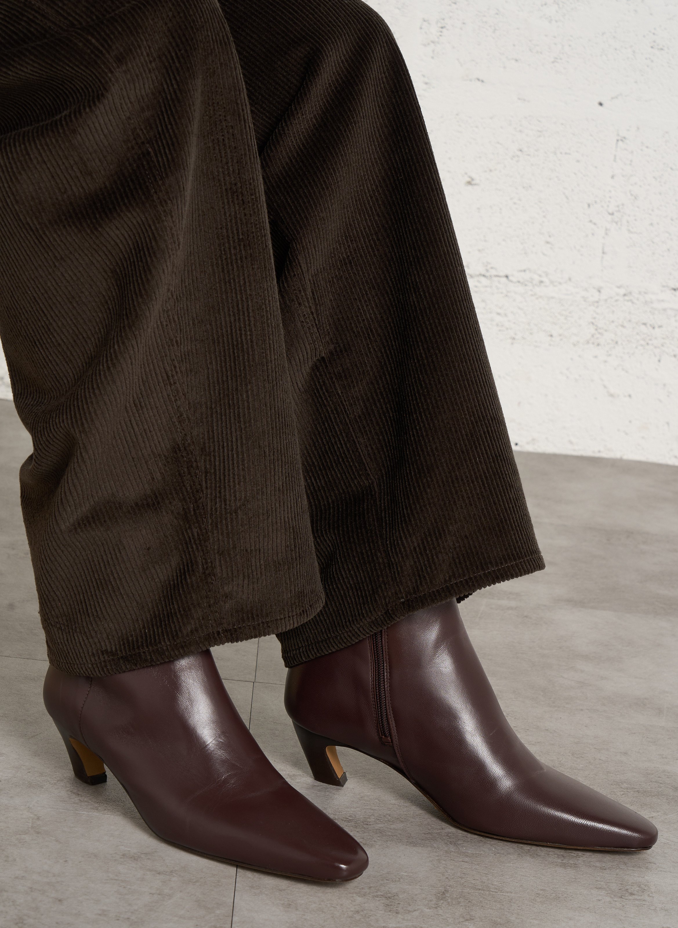 Lederstiefeletten ANTHOLOGY PARIS Braun