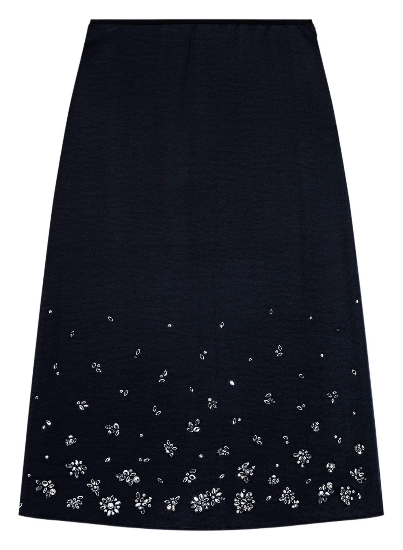 Jupe midi évasée MAJE Bleu