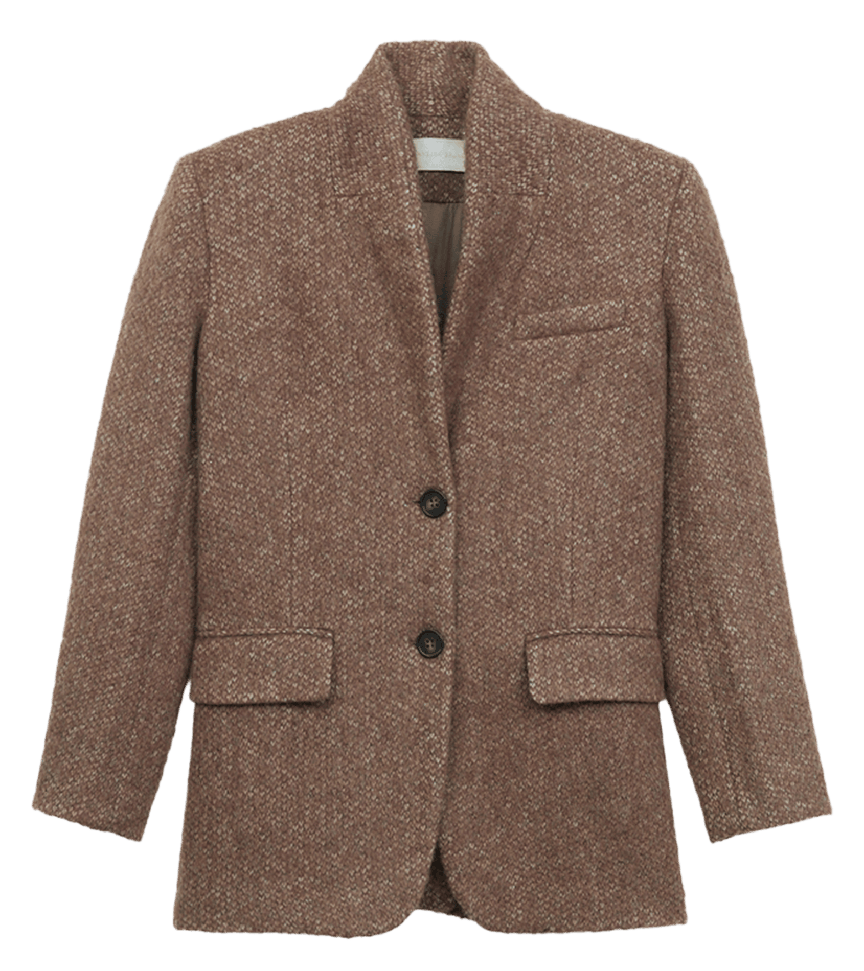 Veste droite col tailleur  VANESSA BRUNO Marron