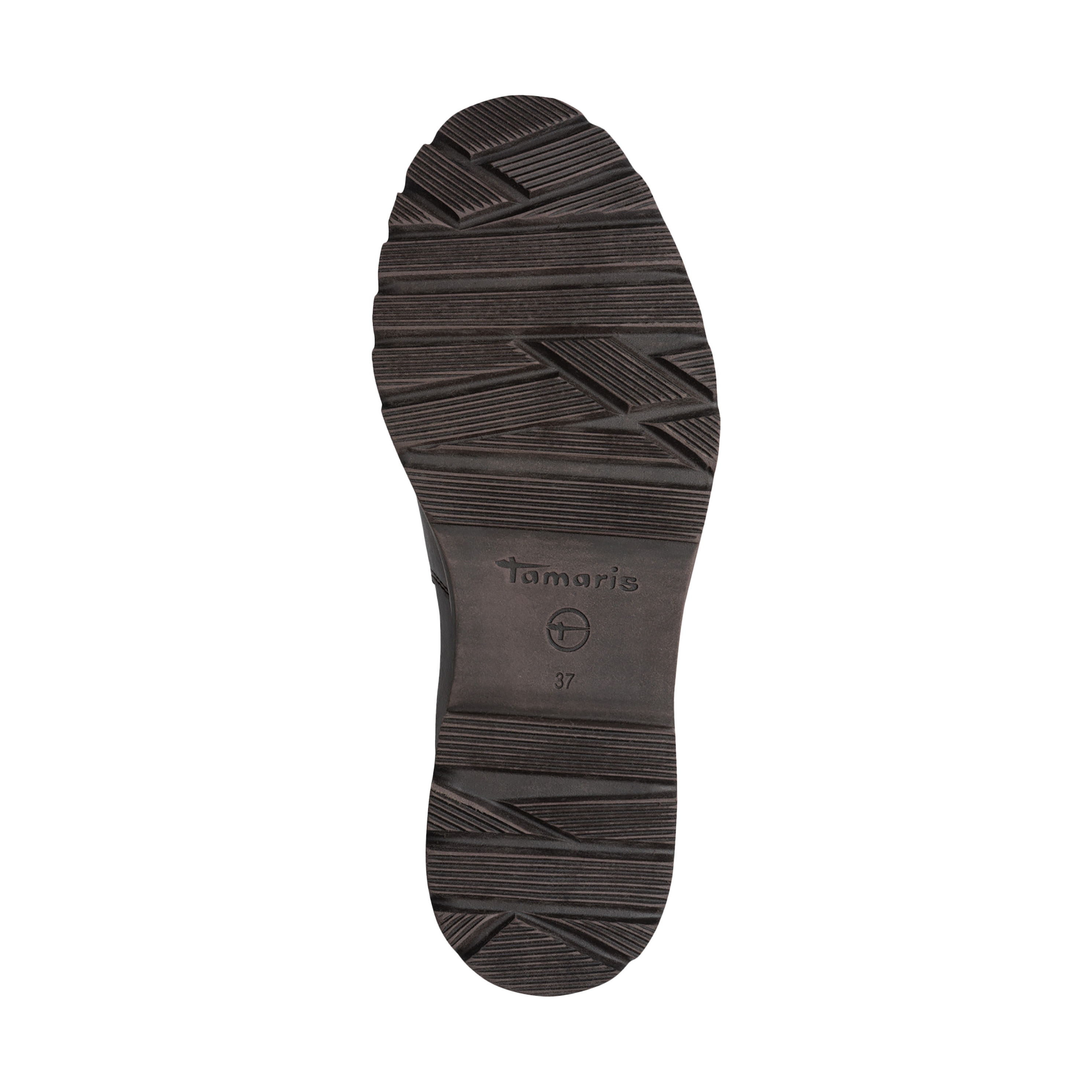 Slip-on booties TAMARIS Brown