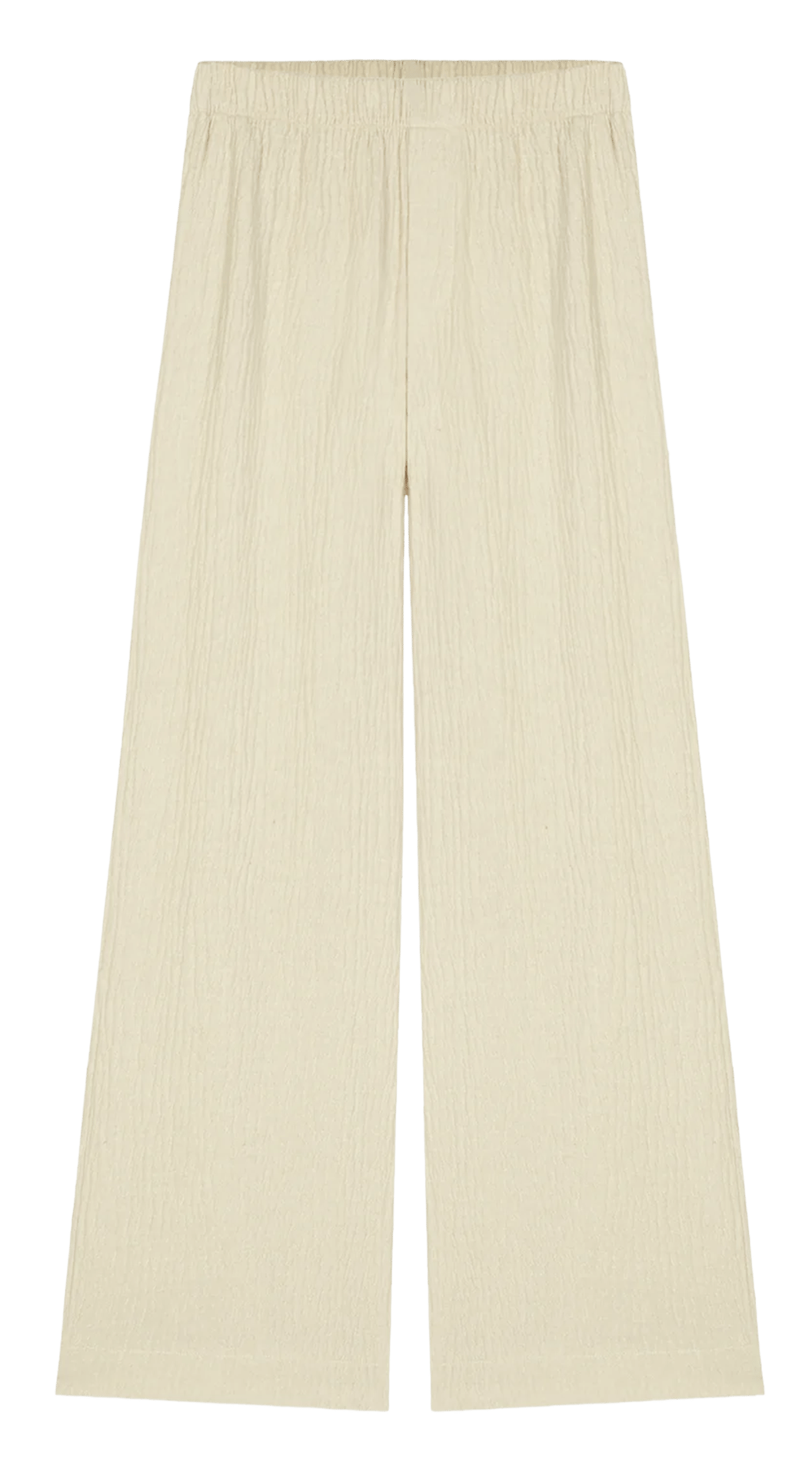 Effen wijde broek van katoenmix MASSCOB Blauw