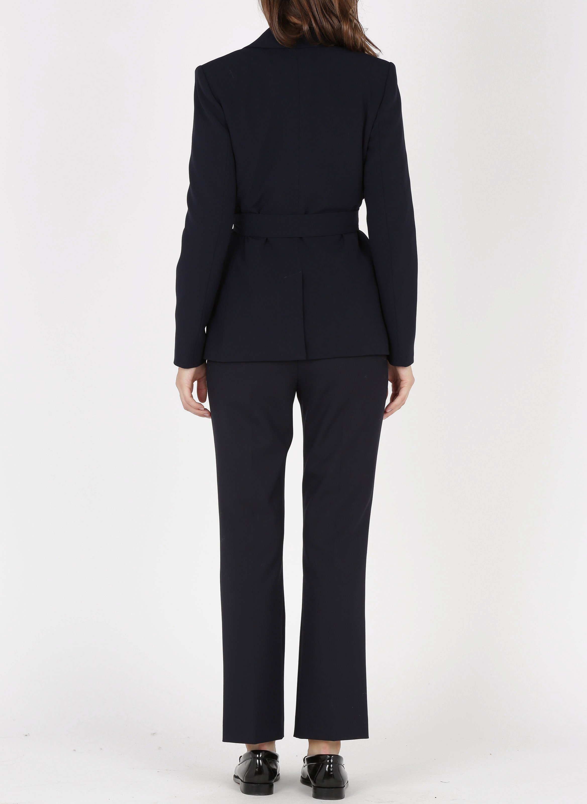 Blazer mit Gürtel und langen Ärmeln CLAUDIE PIERLOT Blau