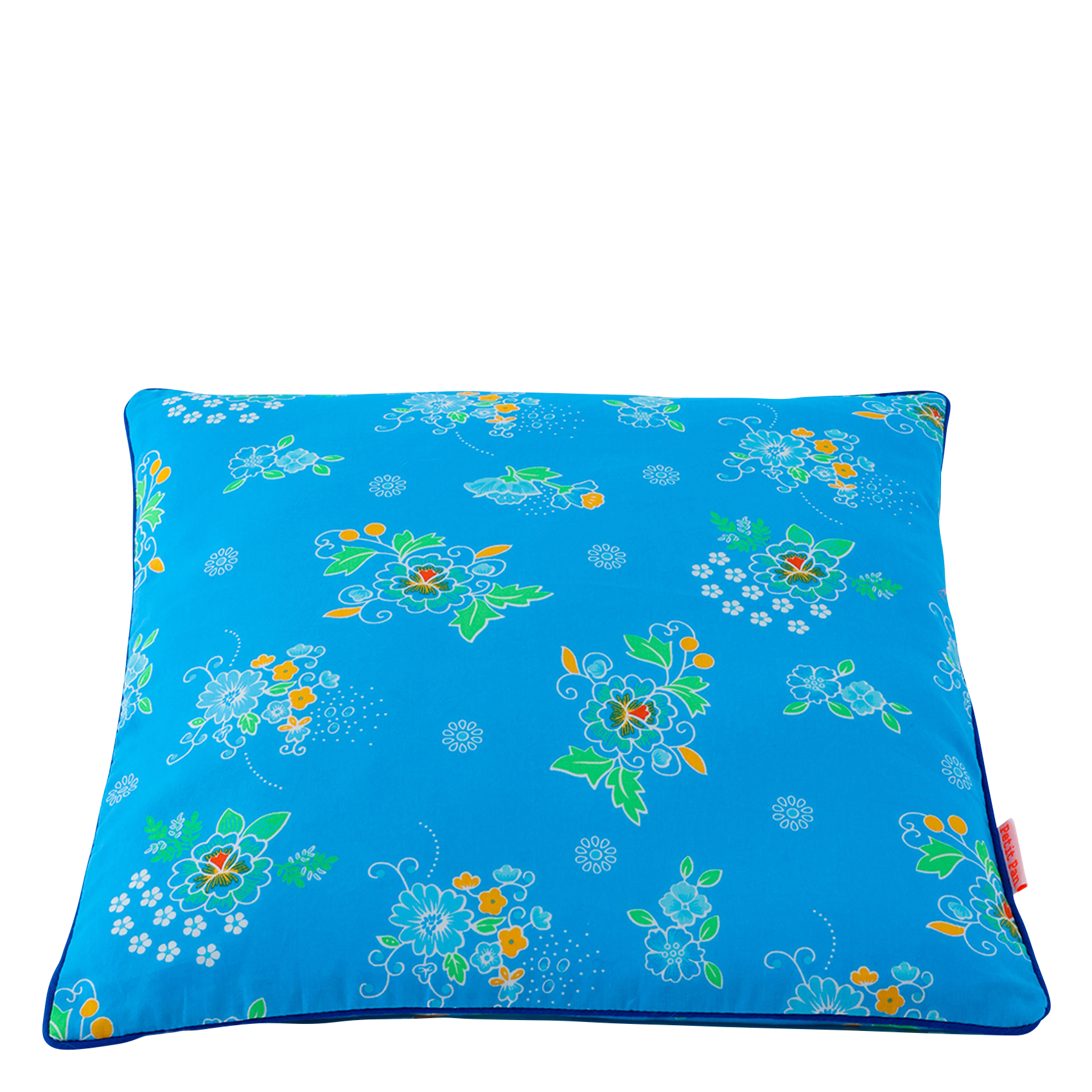 Coussin 45x45 cm imprimé fleuri en coton  PETIT PAN