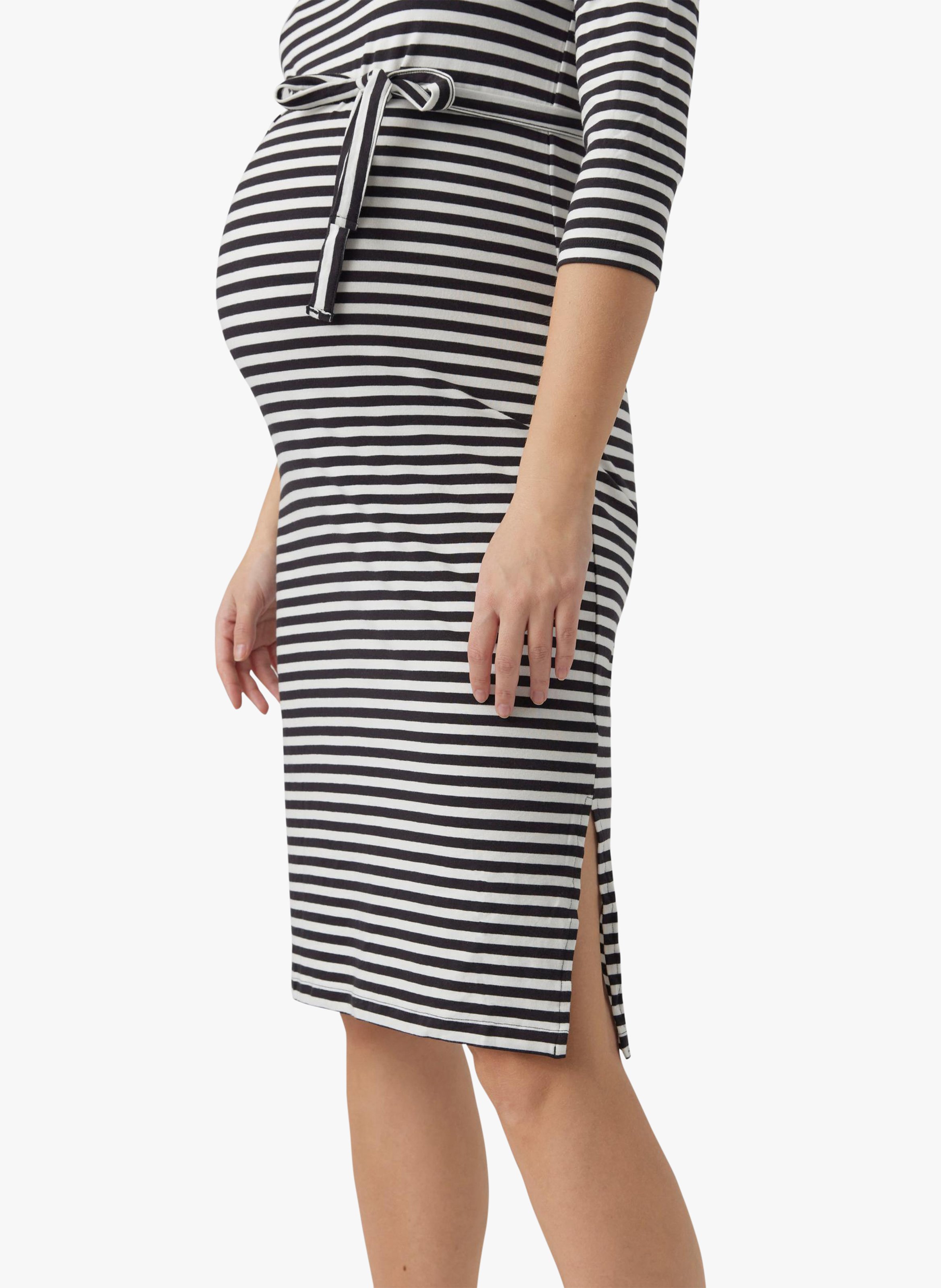 Maternity and nursing dress MAMALICIOUS Black