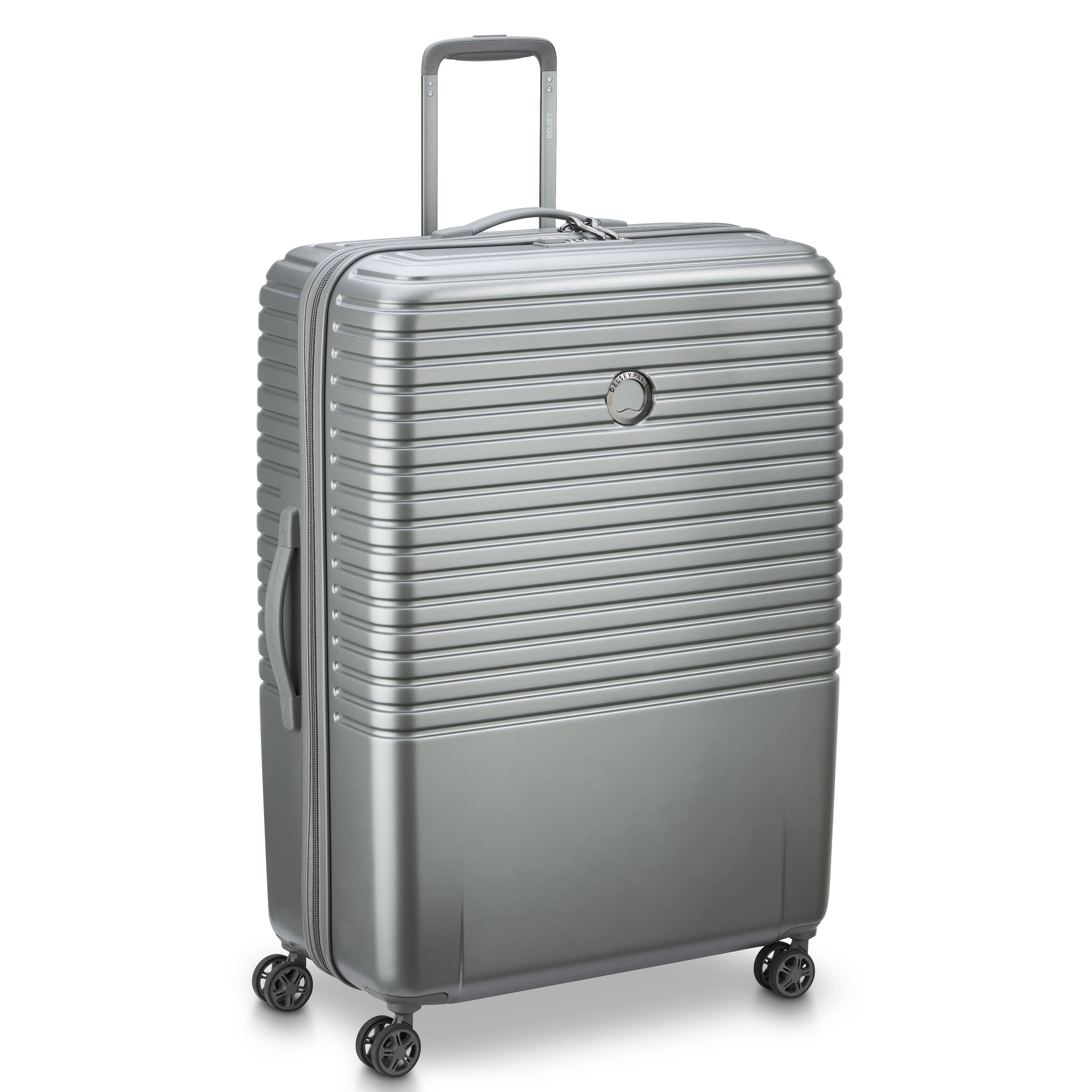Rigid hold suitcase Grey