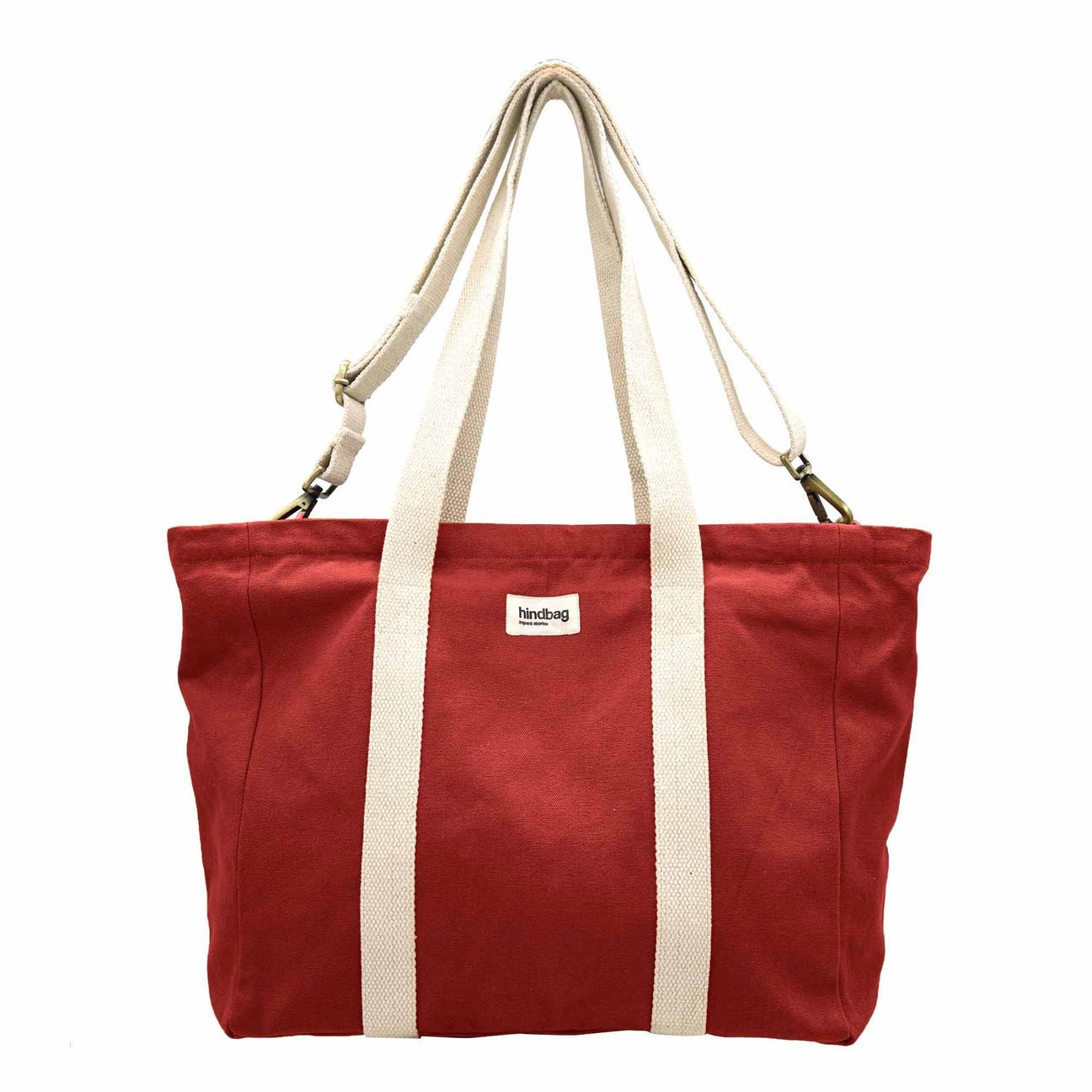 Cotton tote bag HINDBAG Red