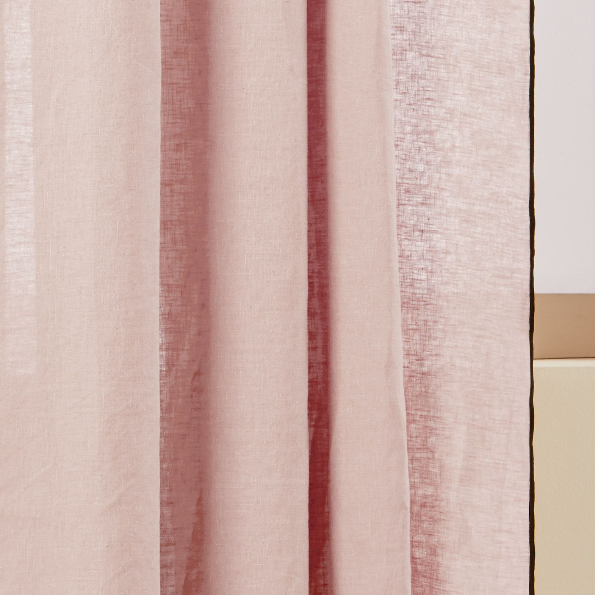Curtain with gathering tape MADURA Pink