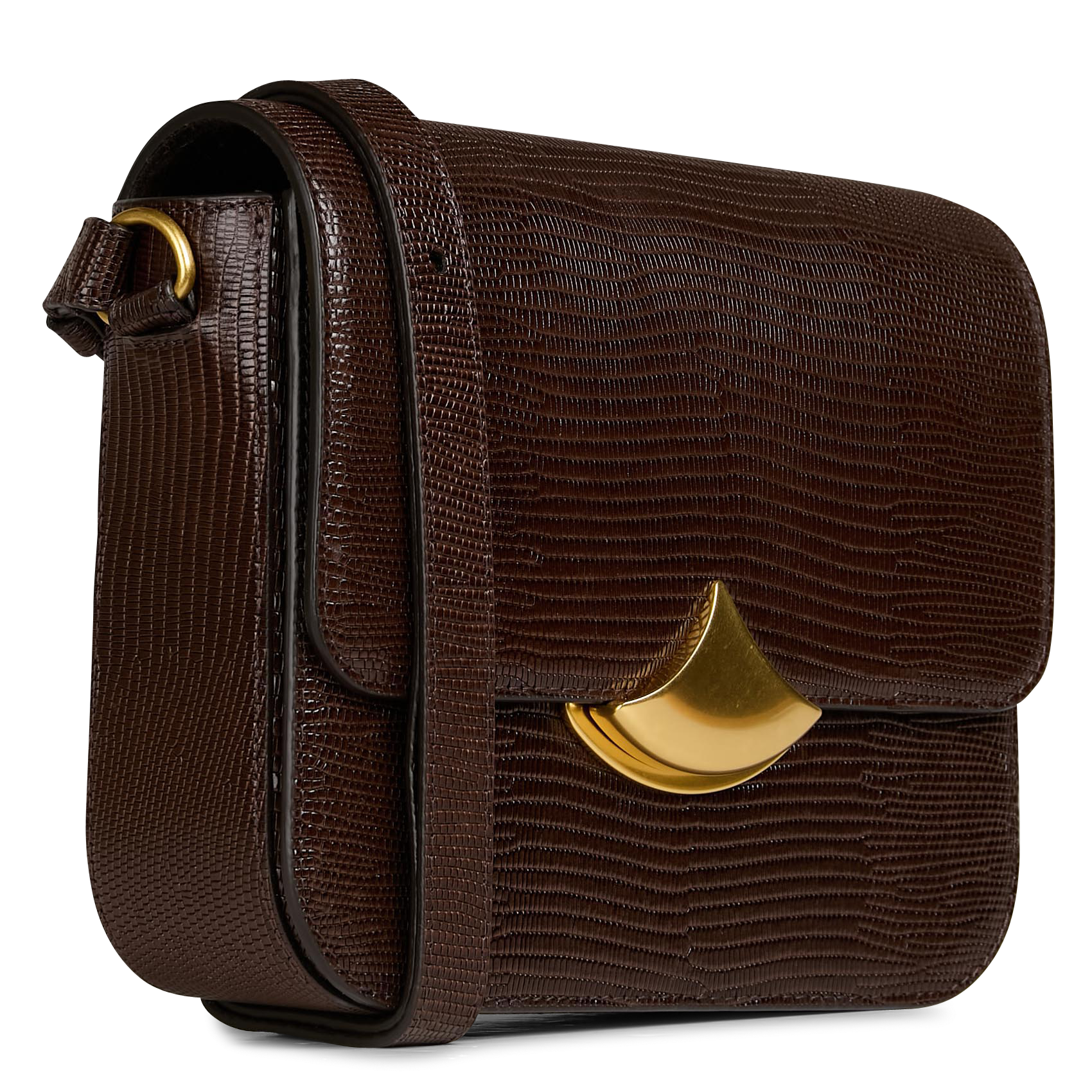 Sac bandoulière en cuir SESSUN Marron