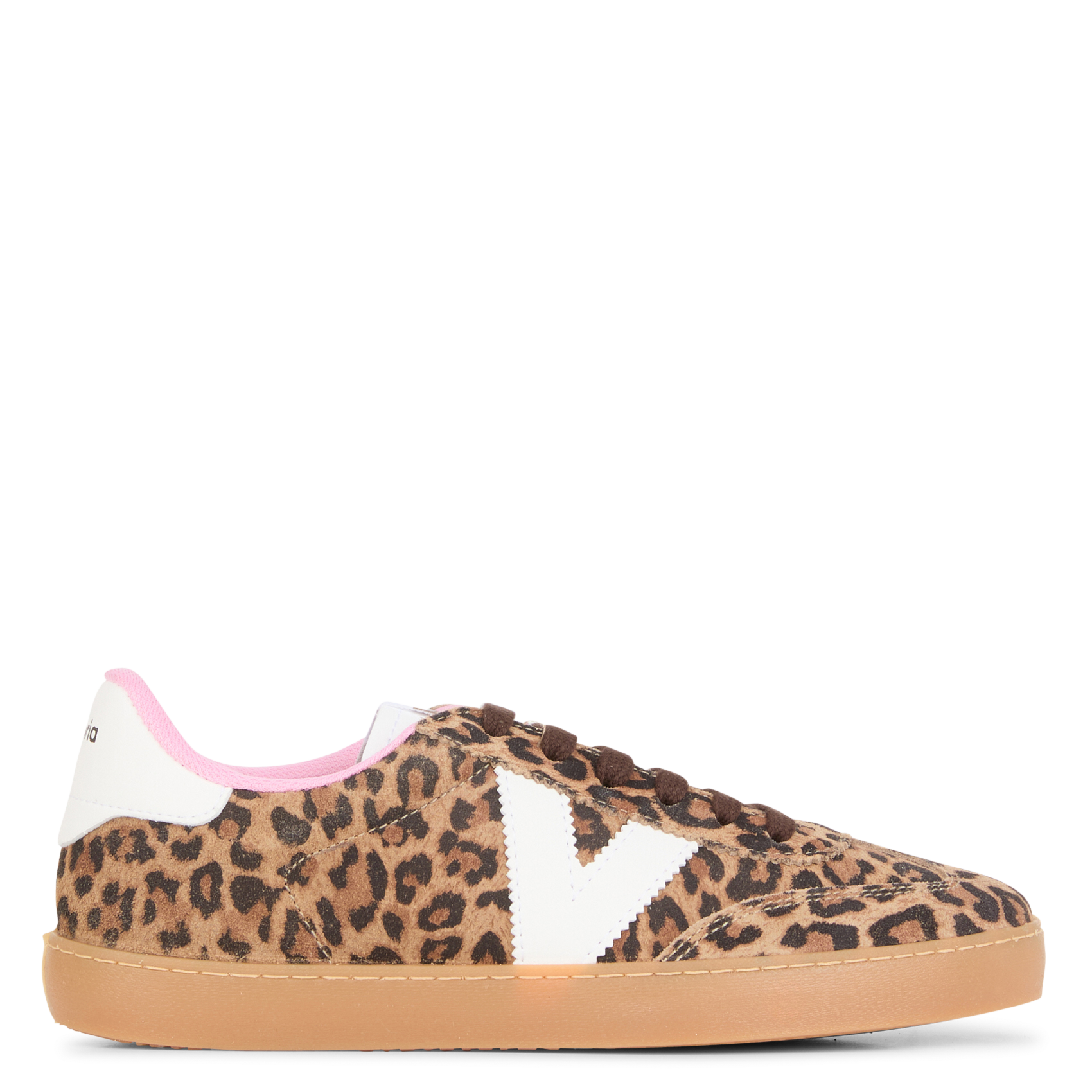 Leopard low-top sneakers VICTORIA Brown