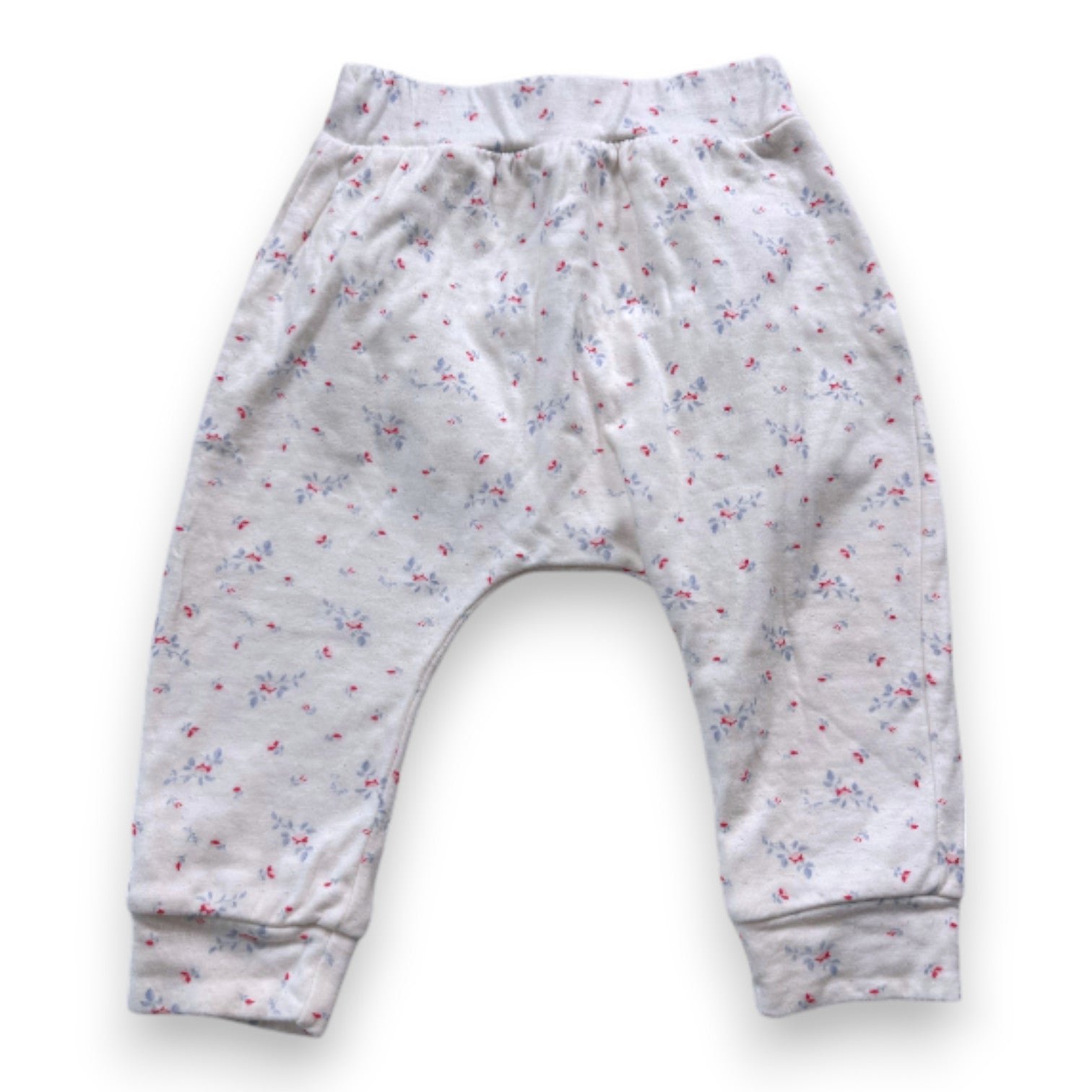 White baby pants - 12 months PETIT BATEAU - Seconde Main White