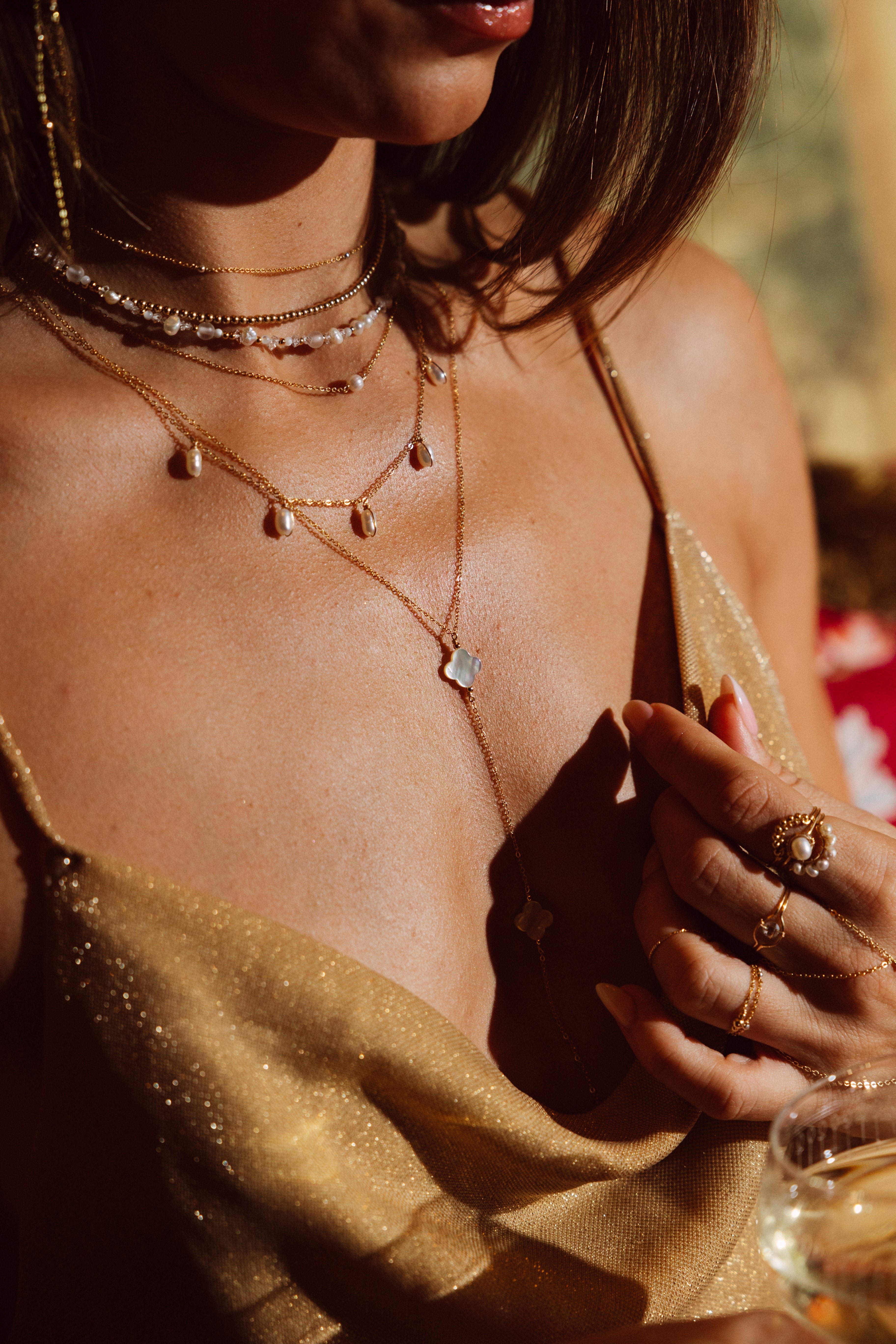 Faraya Pearl Necklace YAY White