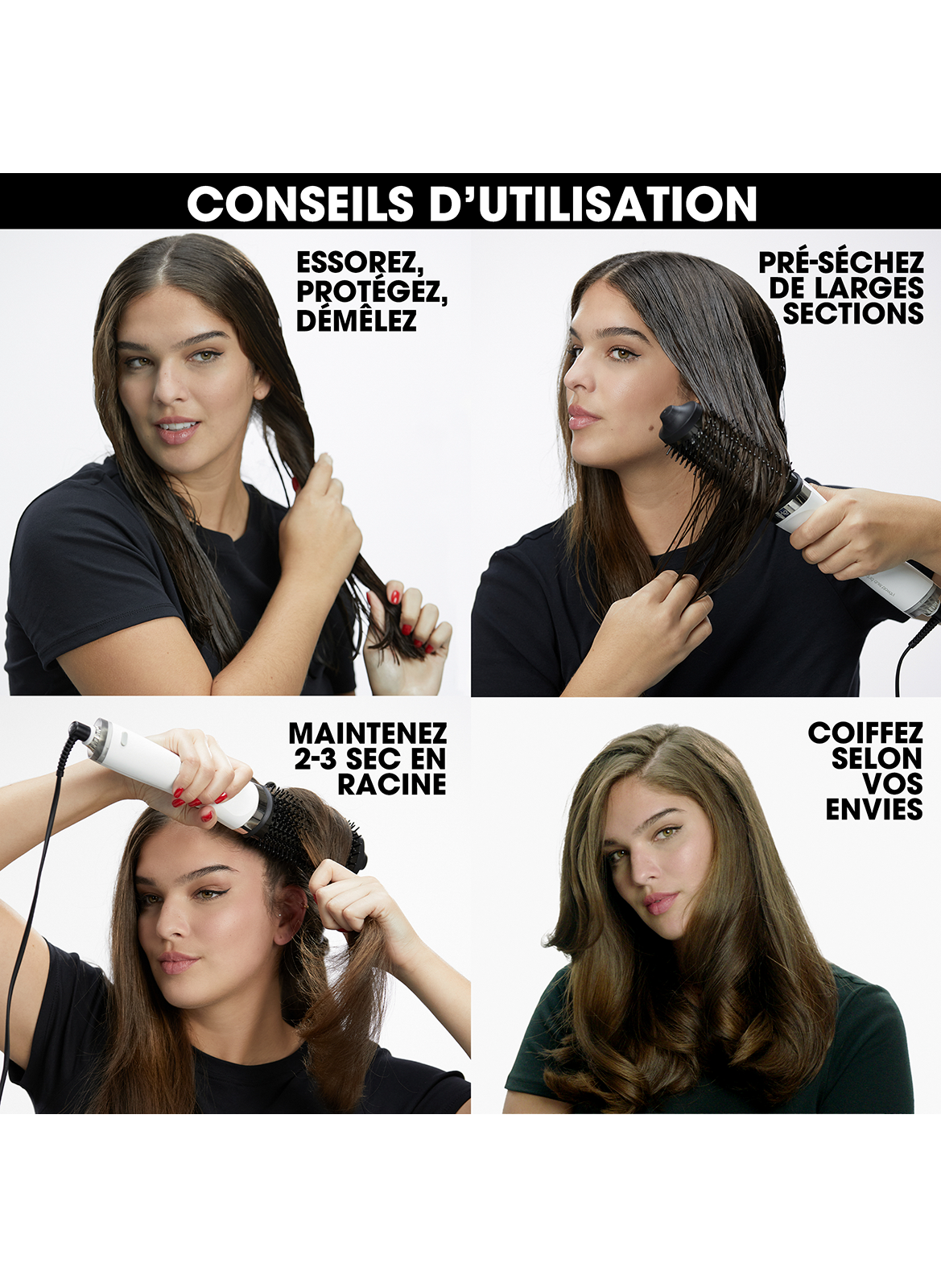 BROSSE SOUFFLANTE 2-EN-1 GHD  DUET BLOWDRY Blanc