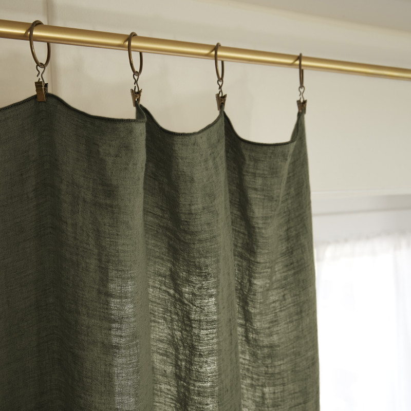 Blackout and Thermal Curtains L'EFFET PAPILLON Green