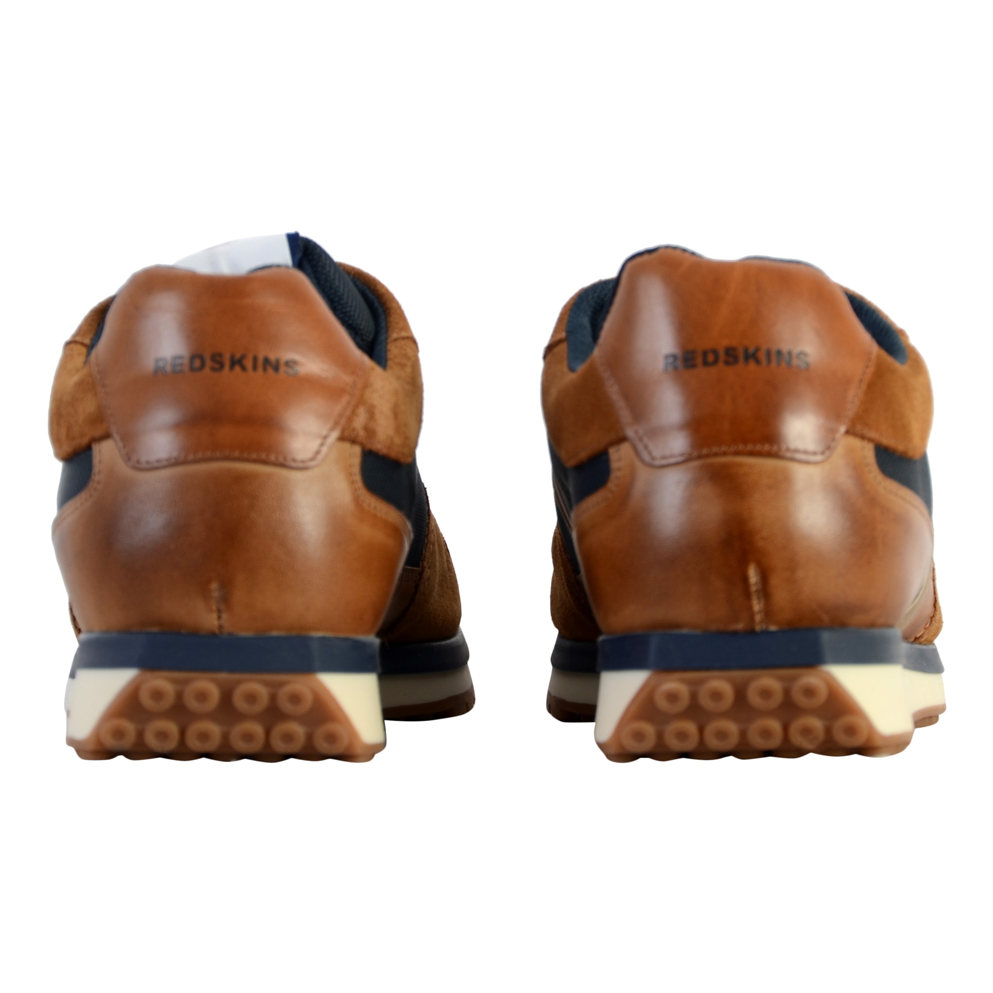 Island low-top leather sneakers REDSKINS Brown