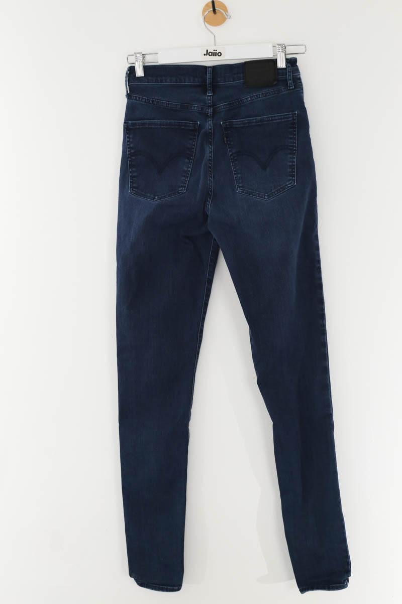 Cotton skinny jeans LEVI'S - Seconde main Blue