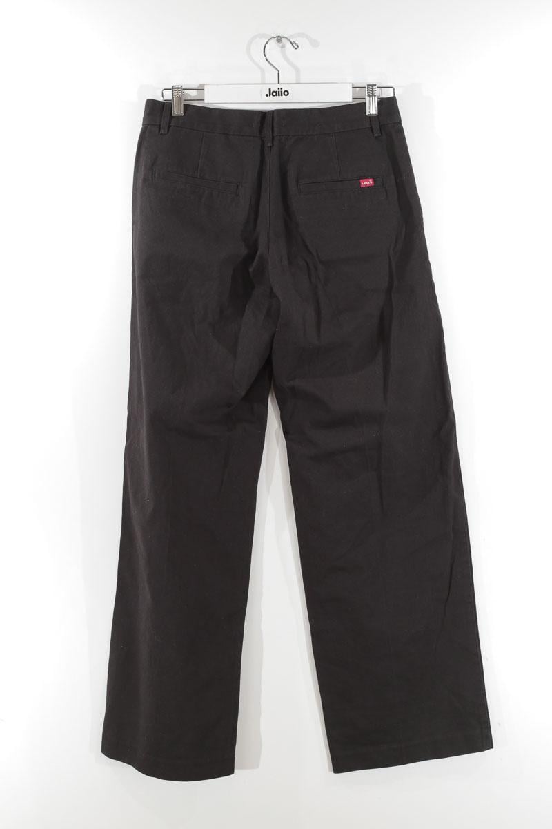 Wide cotton trousers  LEVI'S - Seconde main Black