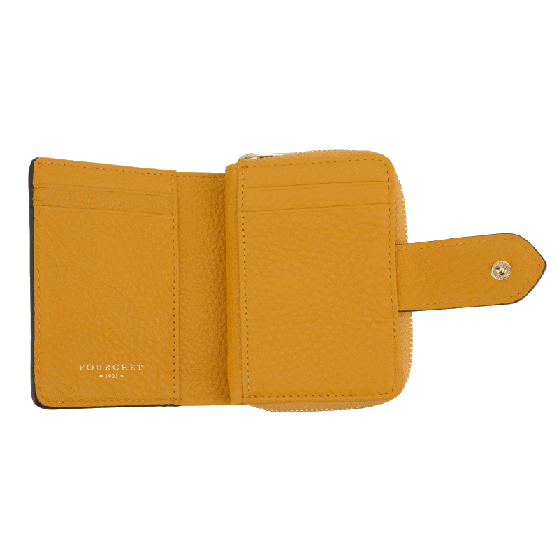 Porte-monnaie - cuir de veau POURCHET Rouge