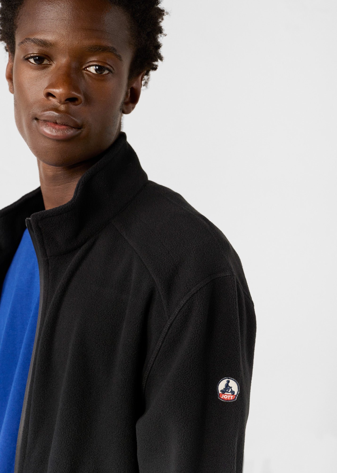 Fleece zip-up jacket JOTT Black